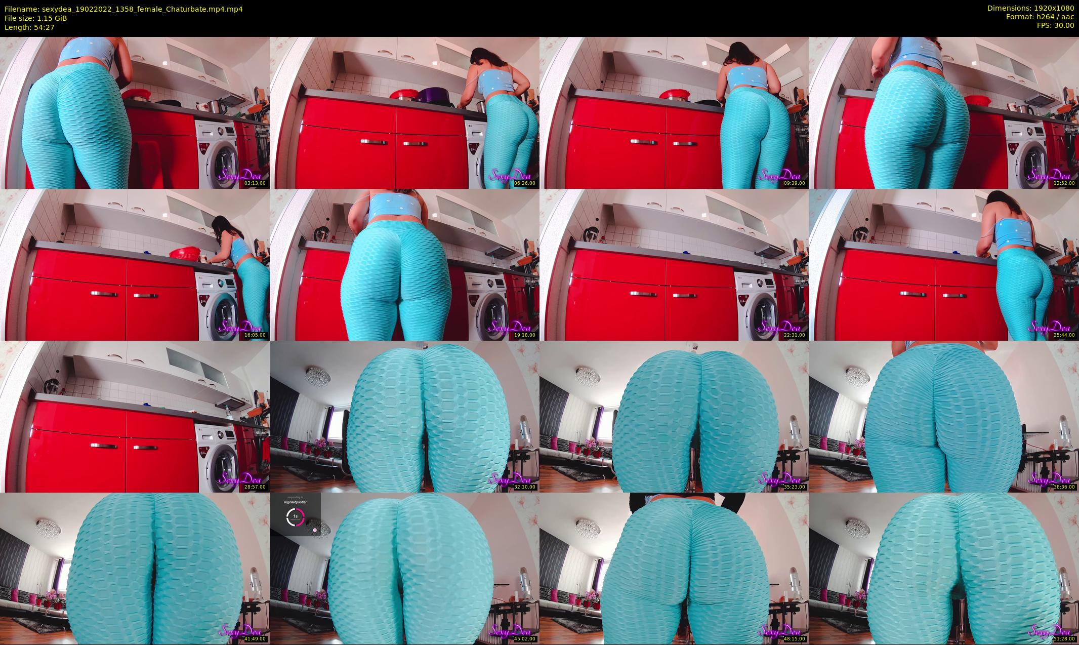 sexydea — 55 minute Chaturbate female cam show recording, 1080p, Feb 19, 2022