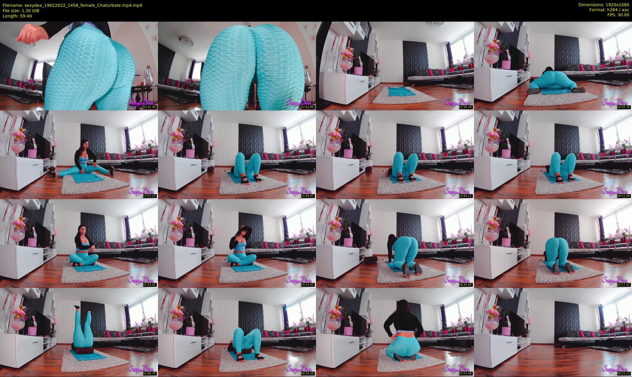 sexydea — 60 minute Chaturbate female cam show recording, 1080p, Feb 19, 2022