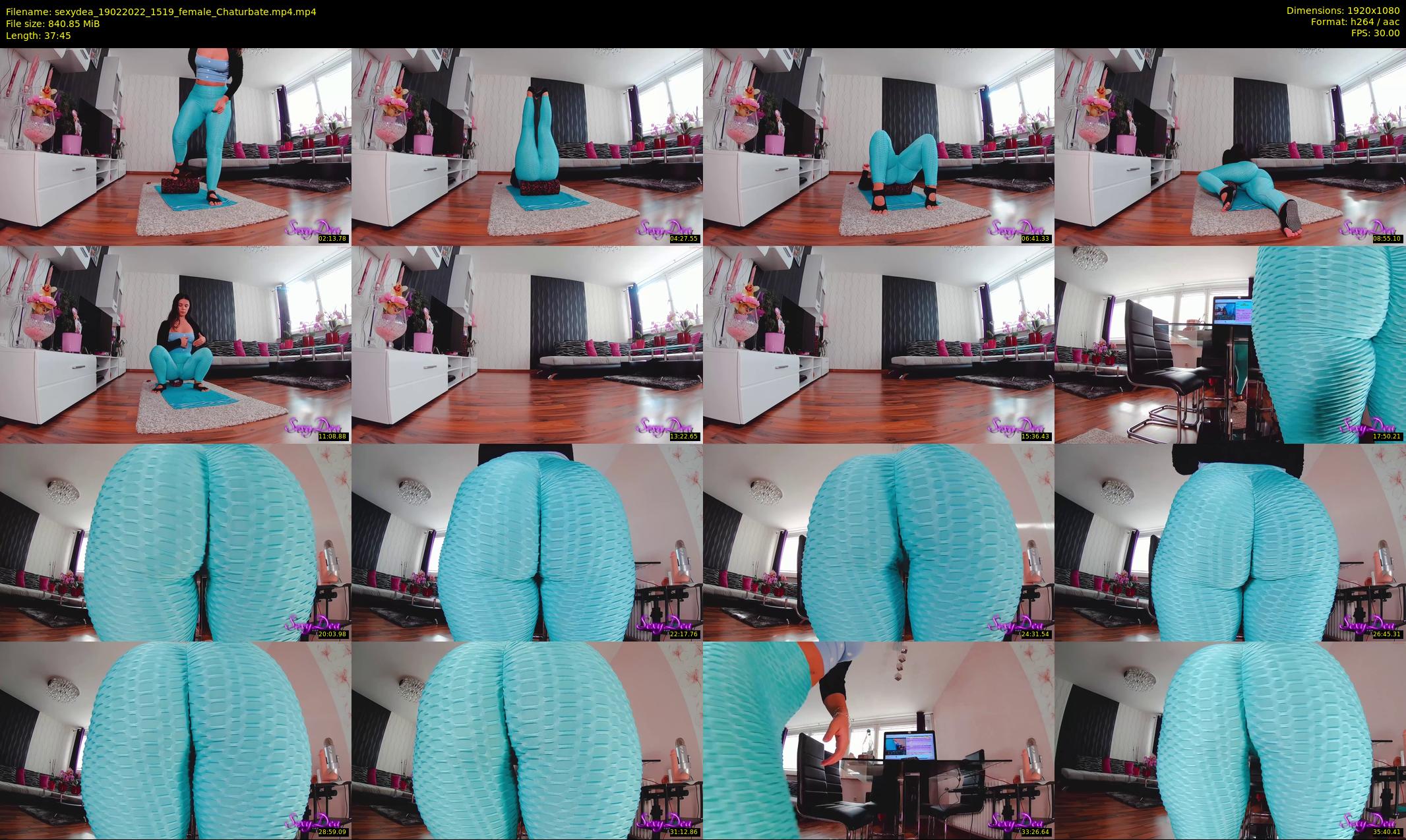 sexydea — 38 minute Chaturbate female cam show recording, 1080p, Feb 19, 2022