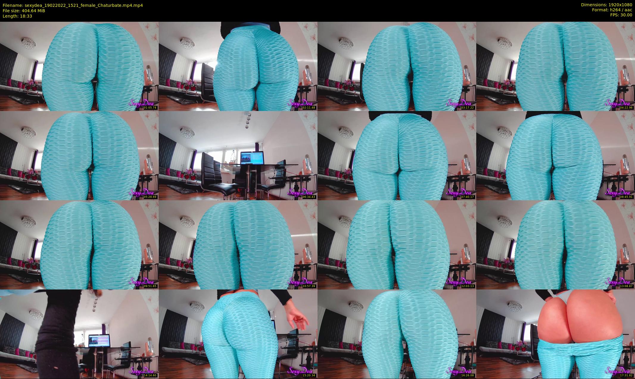 sexydea — 19 minute Chaturbate female cam show recording, 1080p, Feb 19, 2022