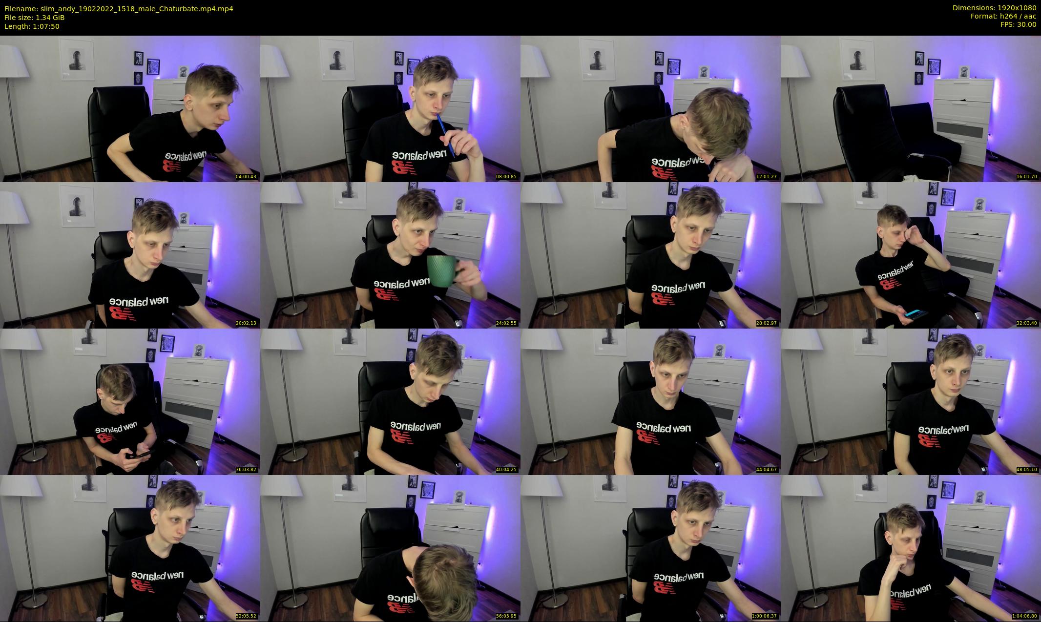 slim_andy — 68 minute Chaturbate male cam show recording, 1080p, Feb 19, 2022