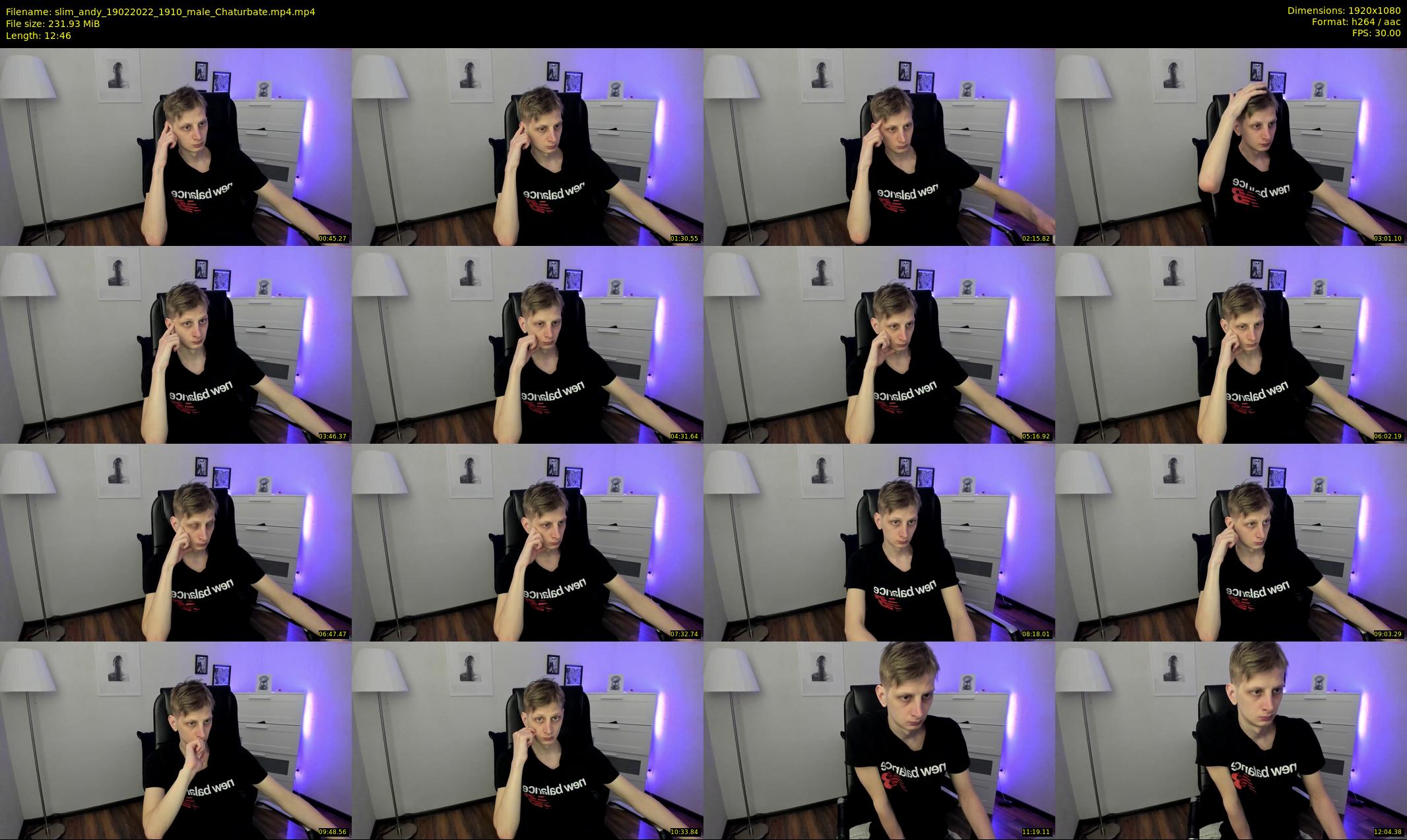 slim_andy — 13 minute Chaturbate male cam show recording, 1080p, Feb 19, 2022