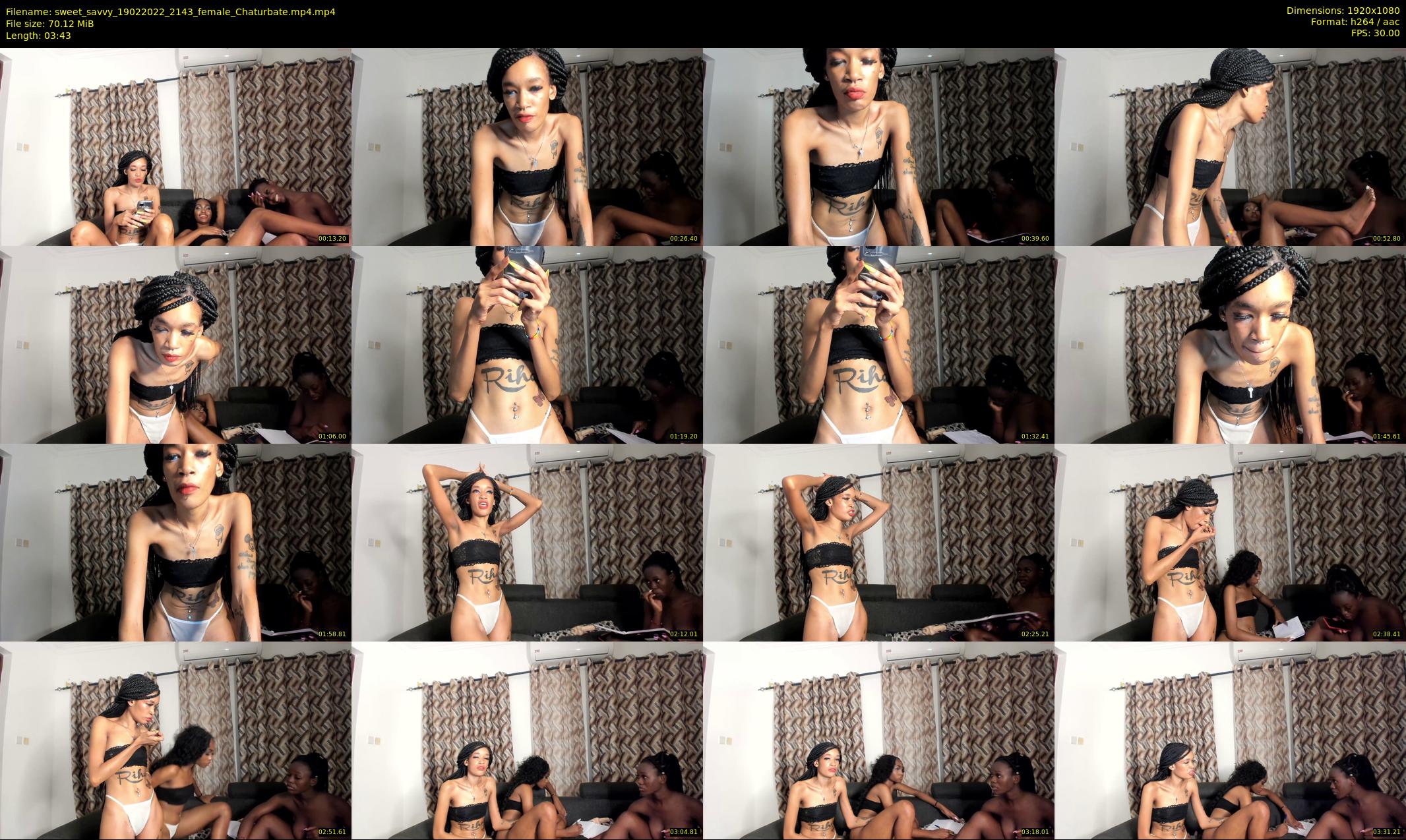 sweet_savvy — 4 minute Chaturbate female cam show recording, 1080p, Feb 19, 2022
