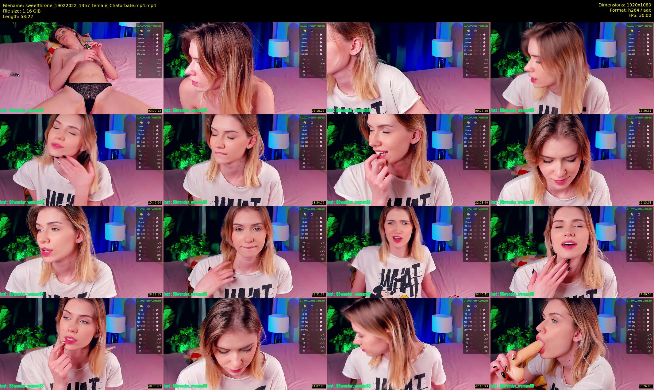 sweetthrone — 54 minute Chaturbate couple cam show recording, 1080p, Feb 19, 2022