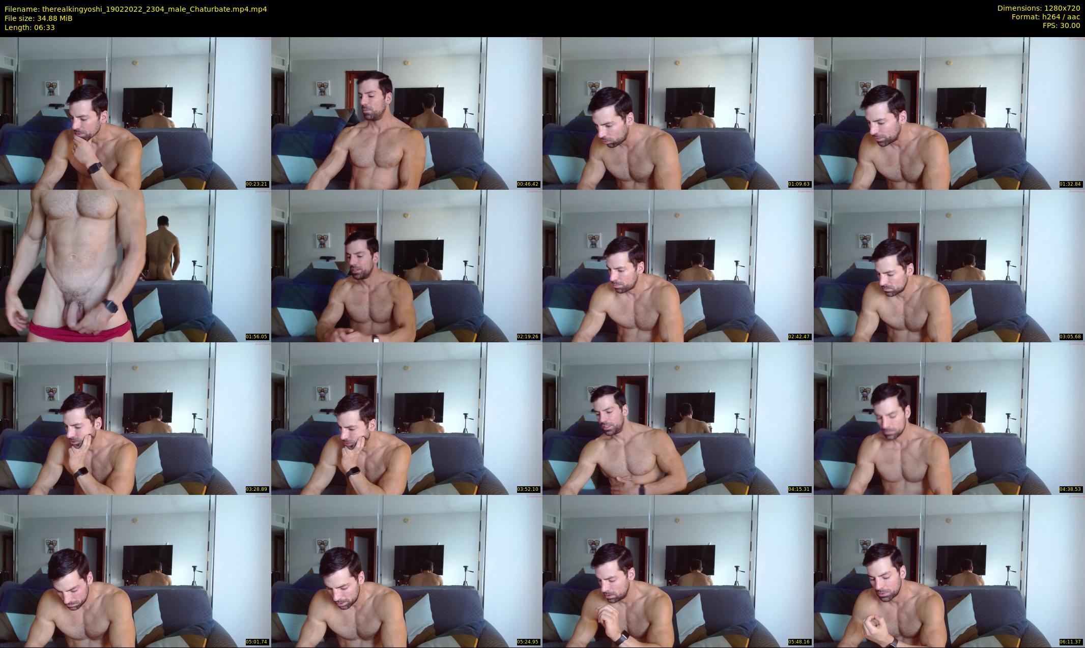 therealkingyoshi — 7 minute Chaturbate male cam show recording, 720p, Feb 19, 2022