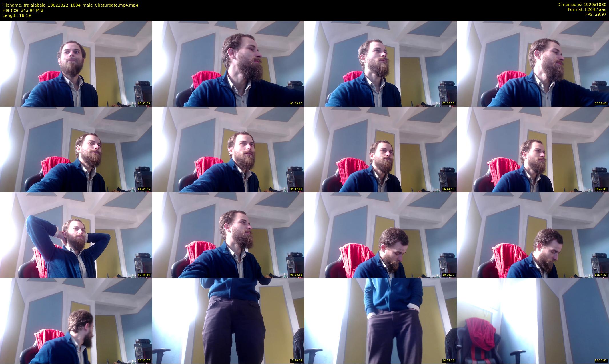 tralalabala — 17 minute Chaturbate male cam show recording, 1080p, Feb 19, 2022
