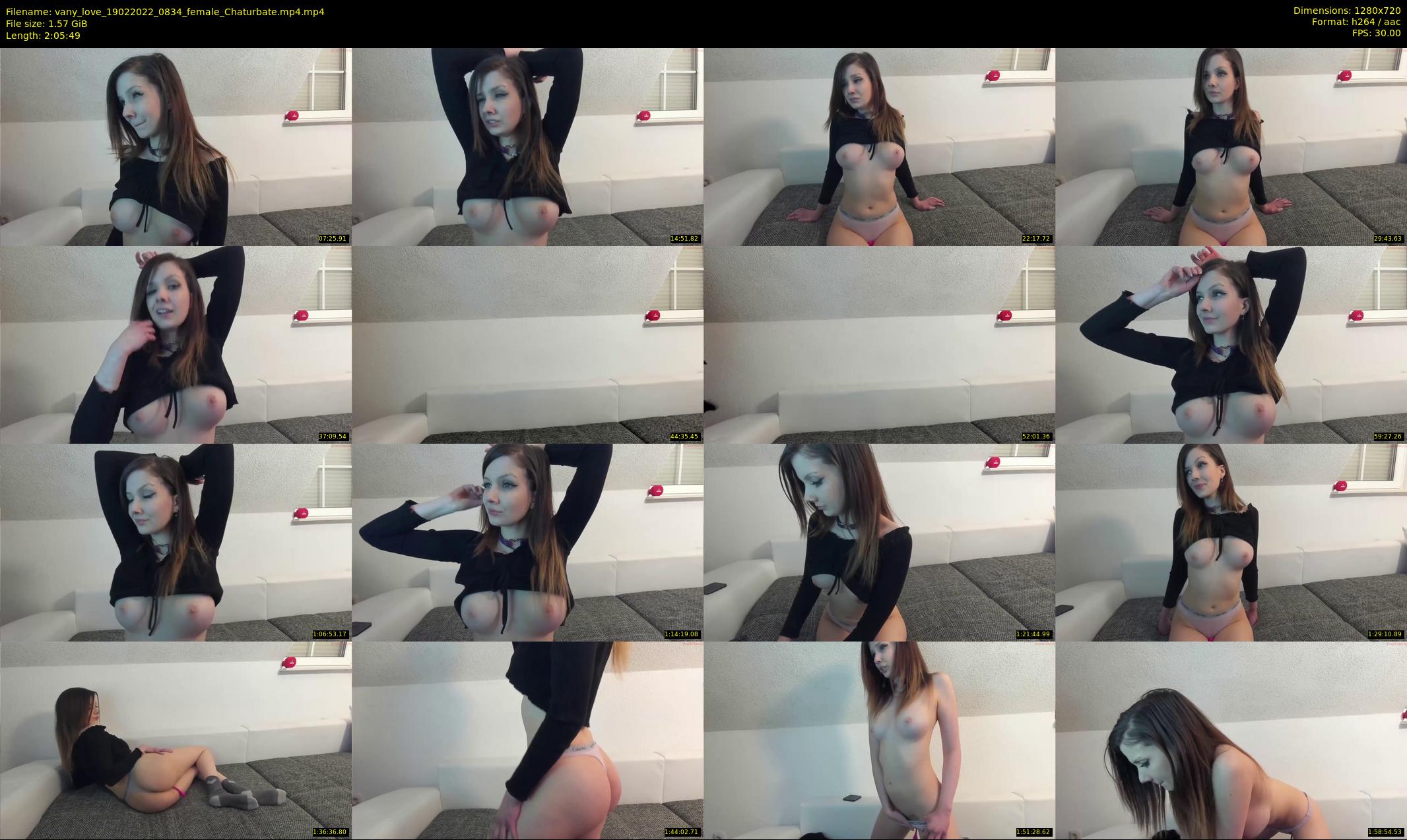 vany_love — 126 minute Chaturbate female cam show recording, 720p, Feb 19, 2022