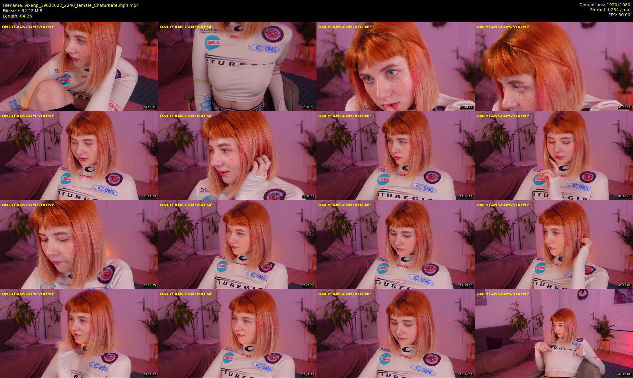 vixenp — 5 minute Chaturbate female cam show recording, 1080p, Feb 19, 2022