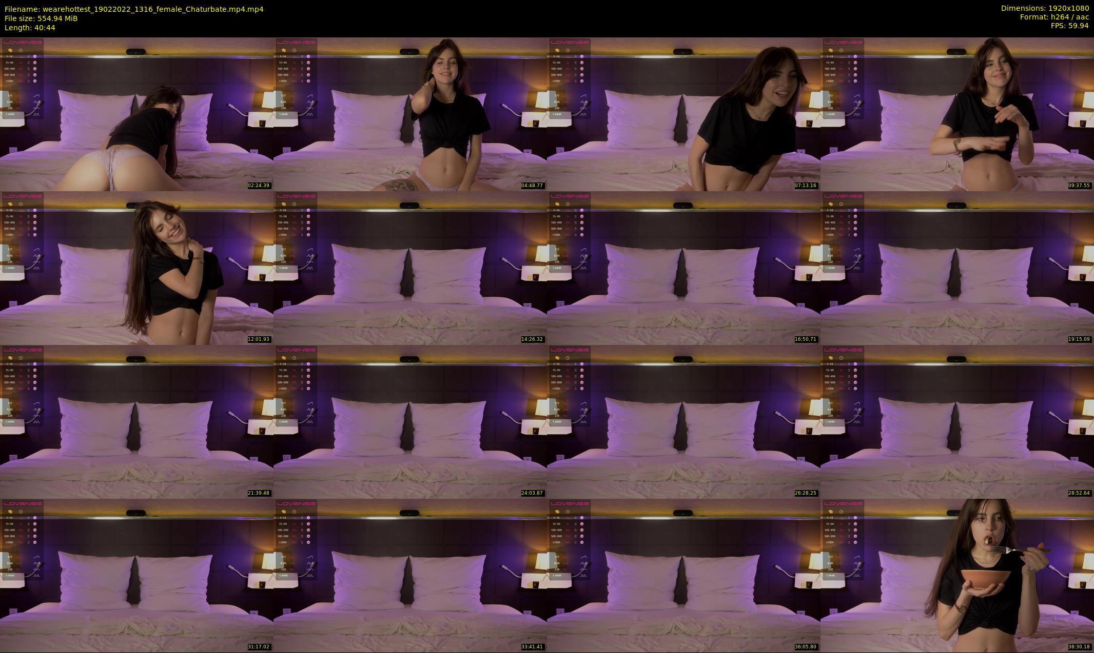 wearehottest — 41 minute Chaturbate couple cam show recording, 1080p, Feb 19, 2022