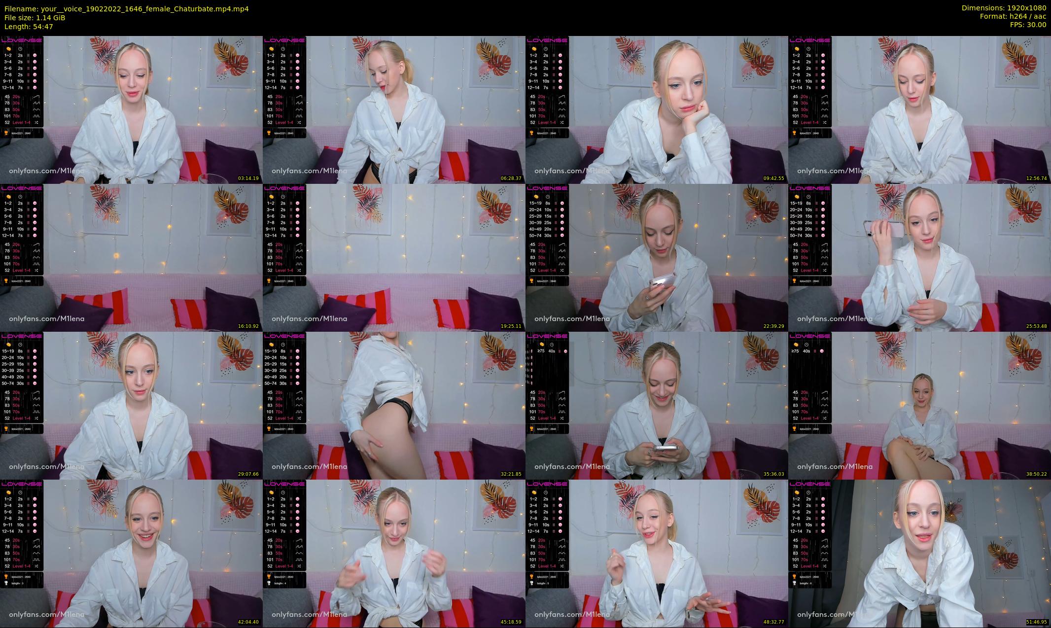 your__voice — 55 minute Chaturbate female cam show recording, 1080p, Feb 19, 2022