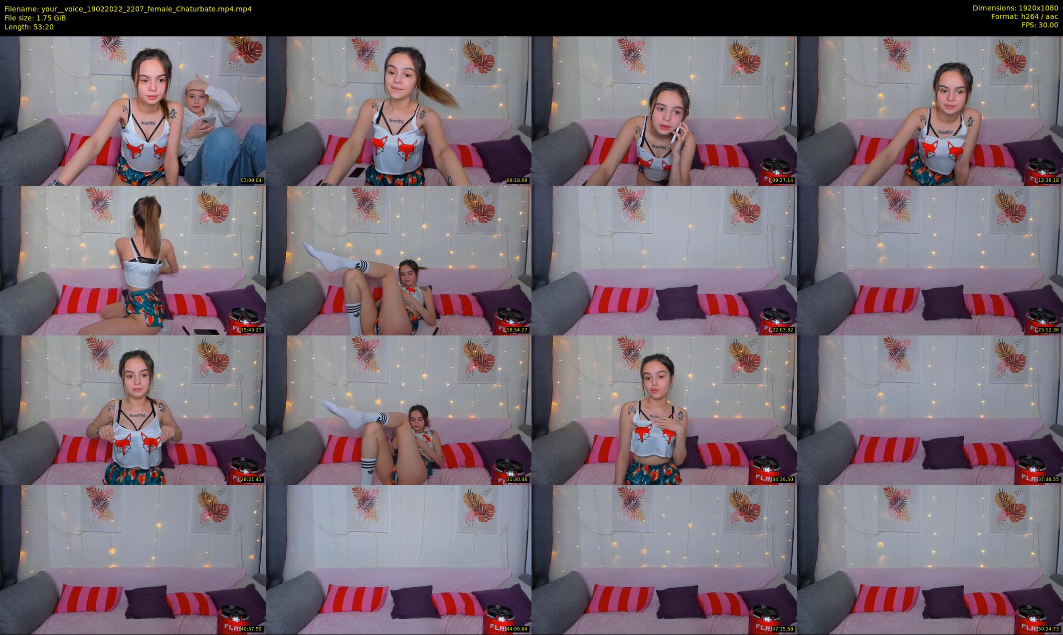 your__voice — 54 minute Chaturbate female cam show recording, 1080p, Feb 19, 2022