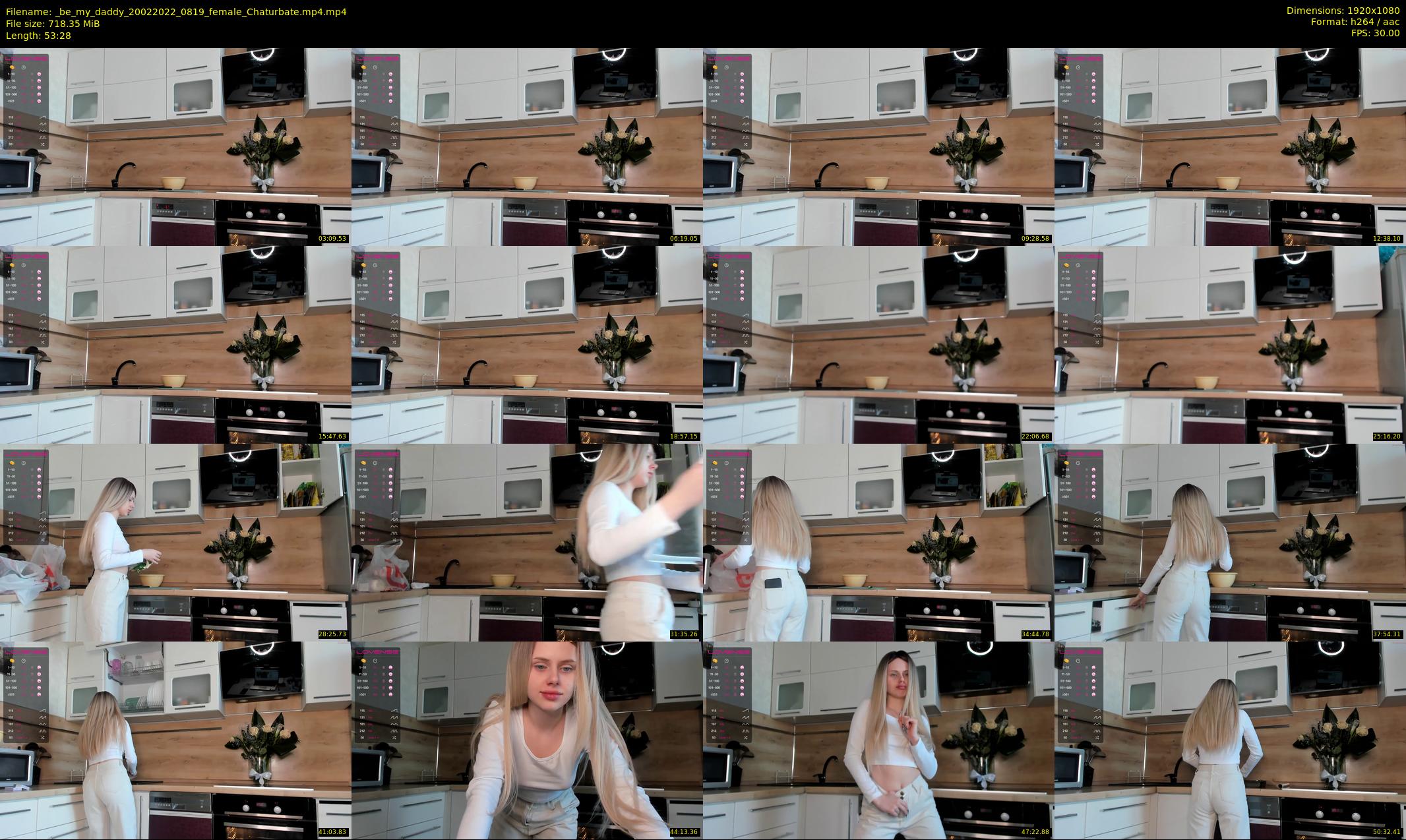 _be_my_daddy — 54 minute Chaturbate female cam show recording, 1080p, Feb 20, 2022