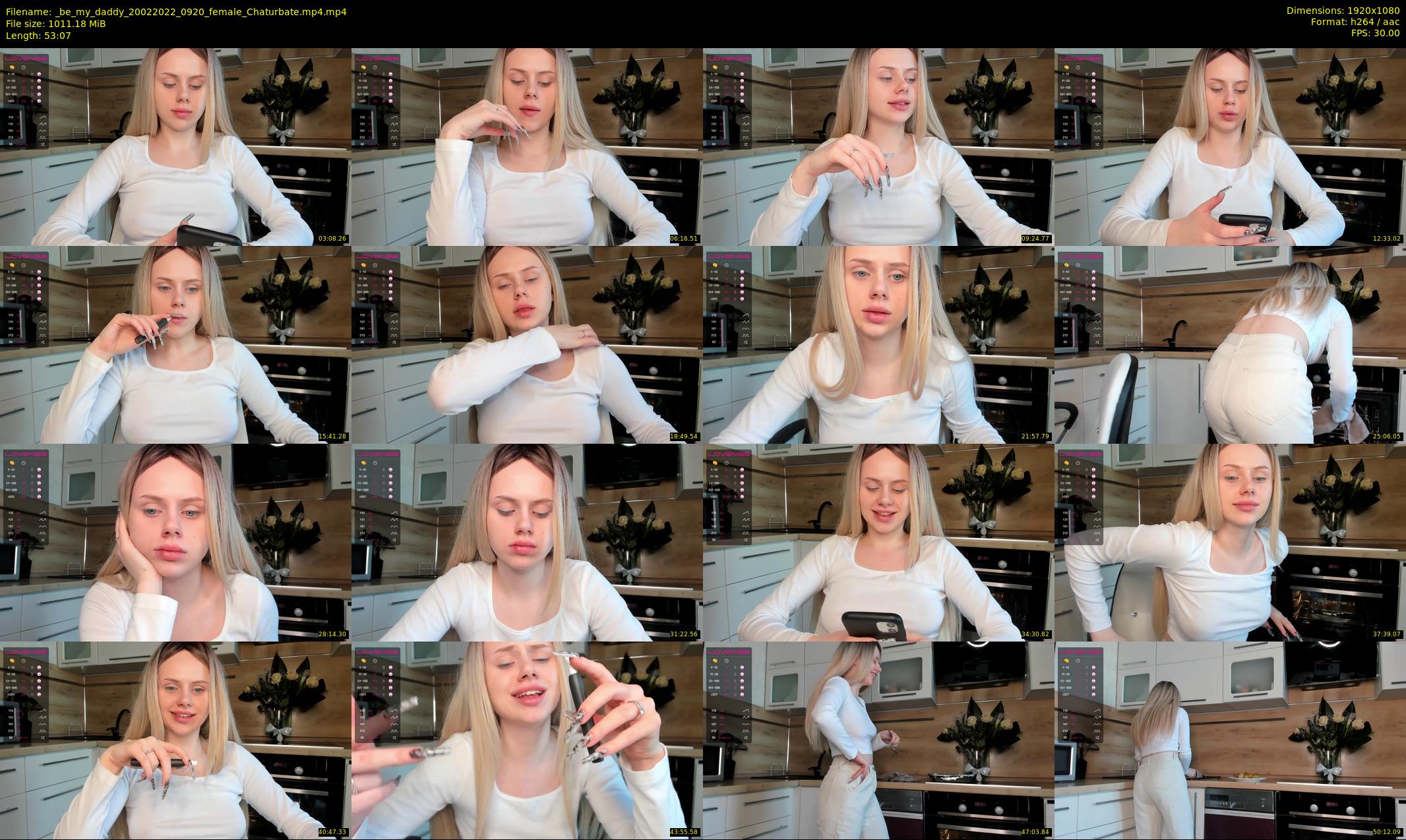 _be_my_daddy — 54 minute Chaturbate female cam show recording, 1080p, Feb 20, 2022