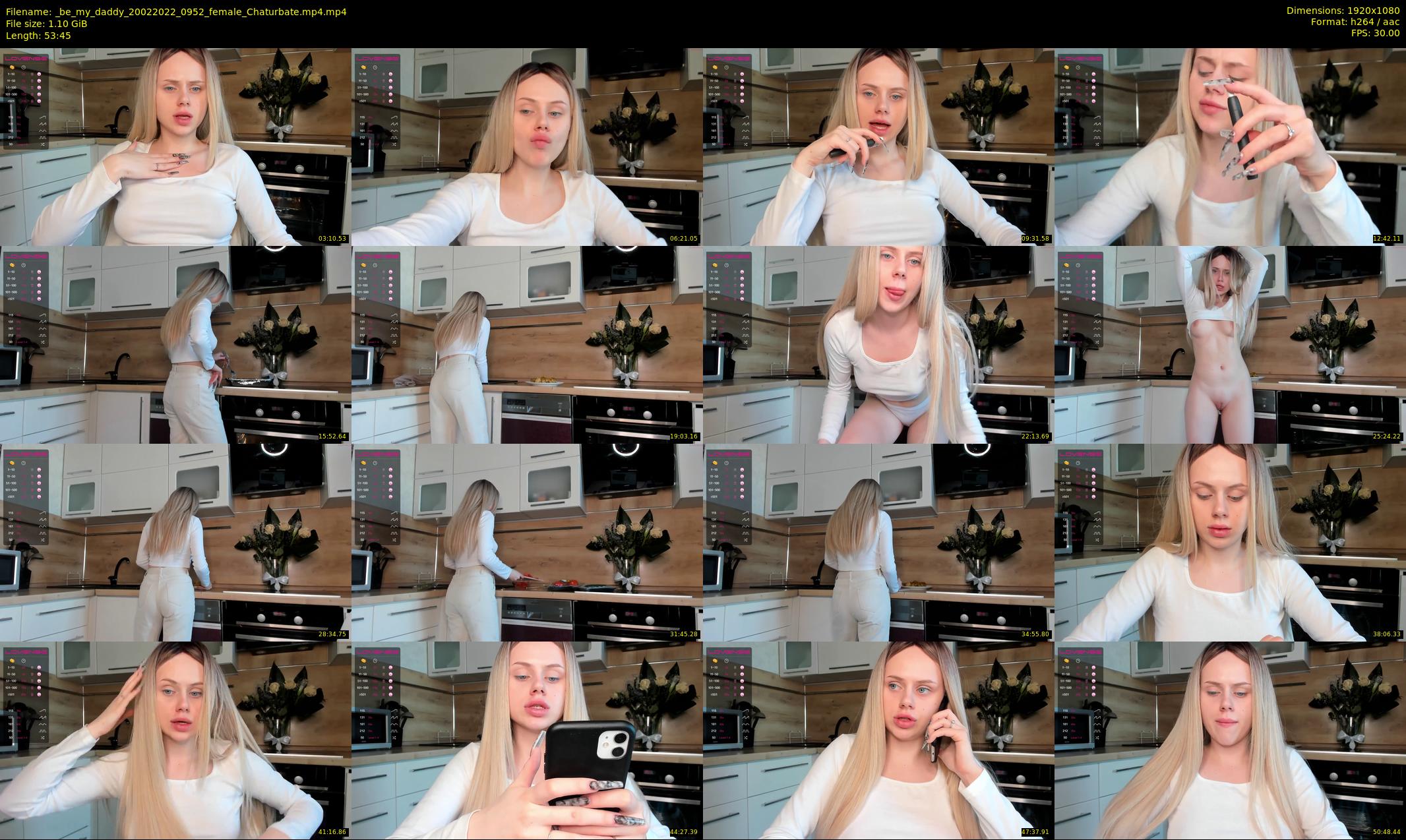 _be_my_daddy — 54 minute Chaturbate female cam show recording, 1080p, Feb 20, 2022