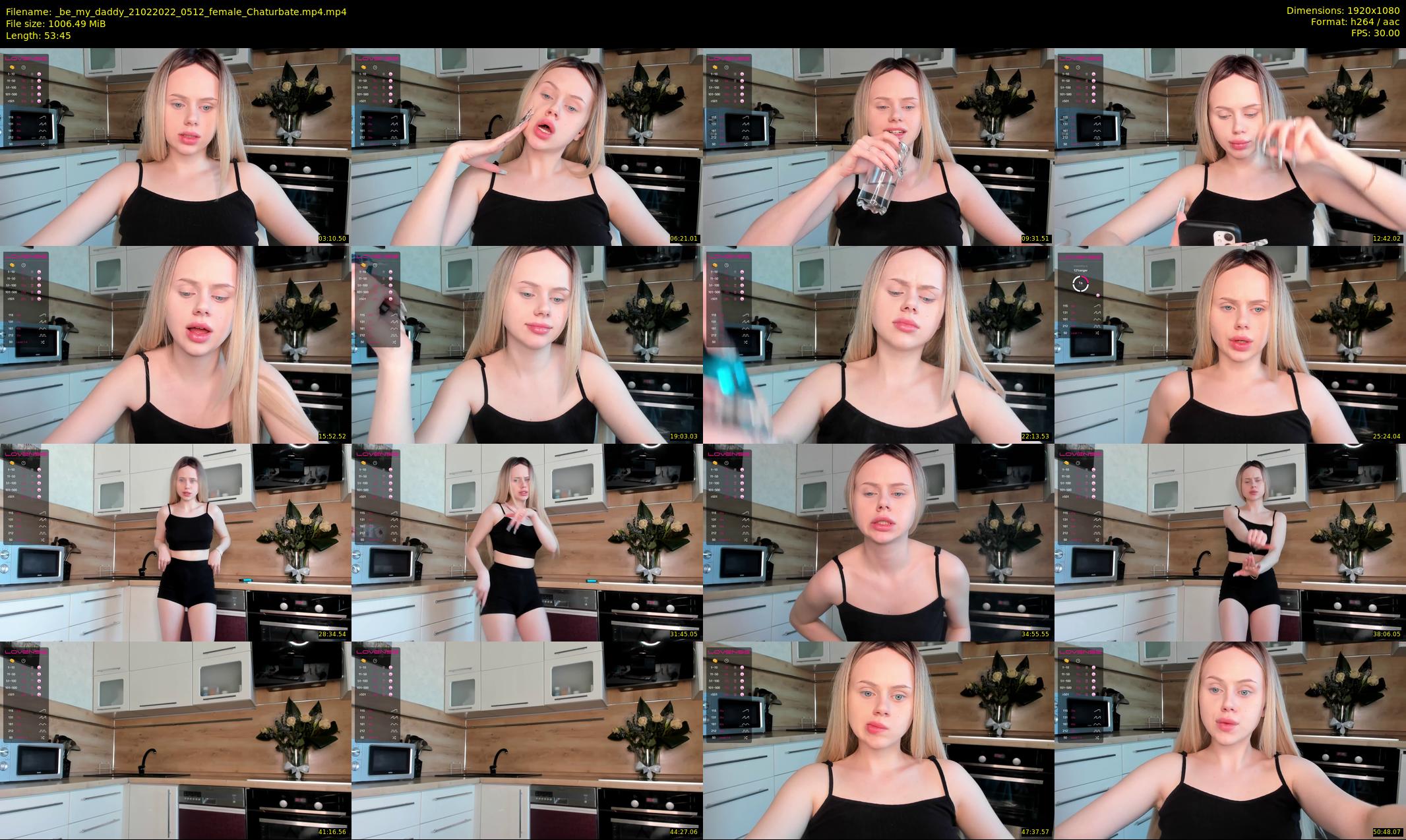 _be_my_daddy — 54 minute Chaturbate female cam show recording, 1080p, Feb 21, 2022