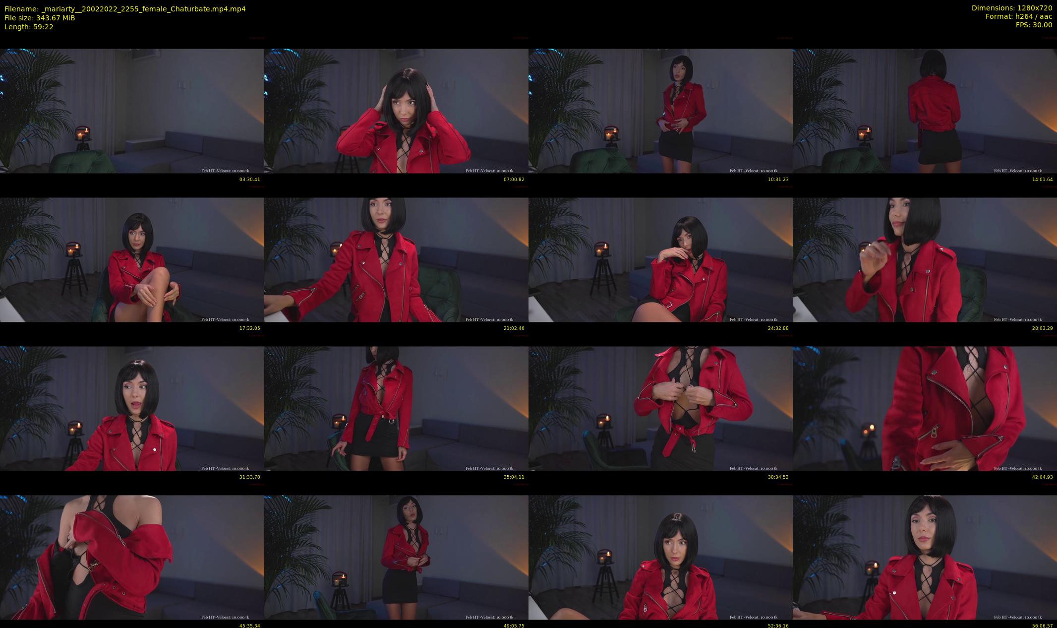 _mariarty_ — 60 minute Chaturbate female cam show recording, 720p, Feb 20, 2022