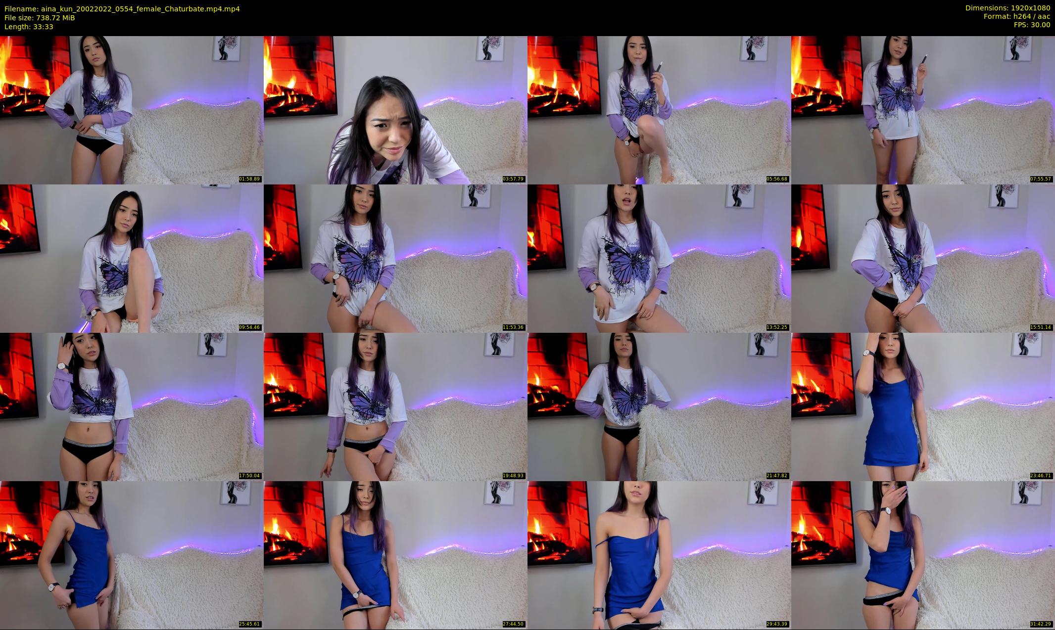 aina_kun — 34 minute Chaturbate female cam show recording, 1080p, Feb 20, 2022