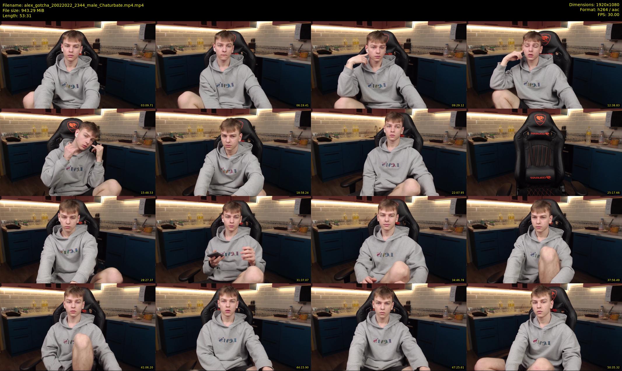 alex_gotcha — 54 minute Chaturbate male cam show recording, 1080p, Feb 20, 2022