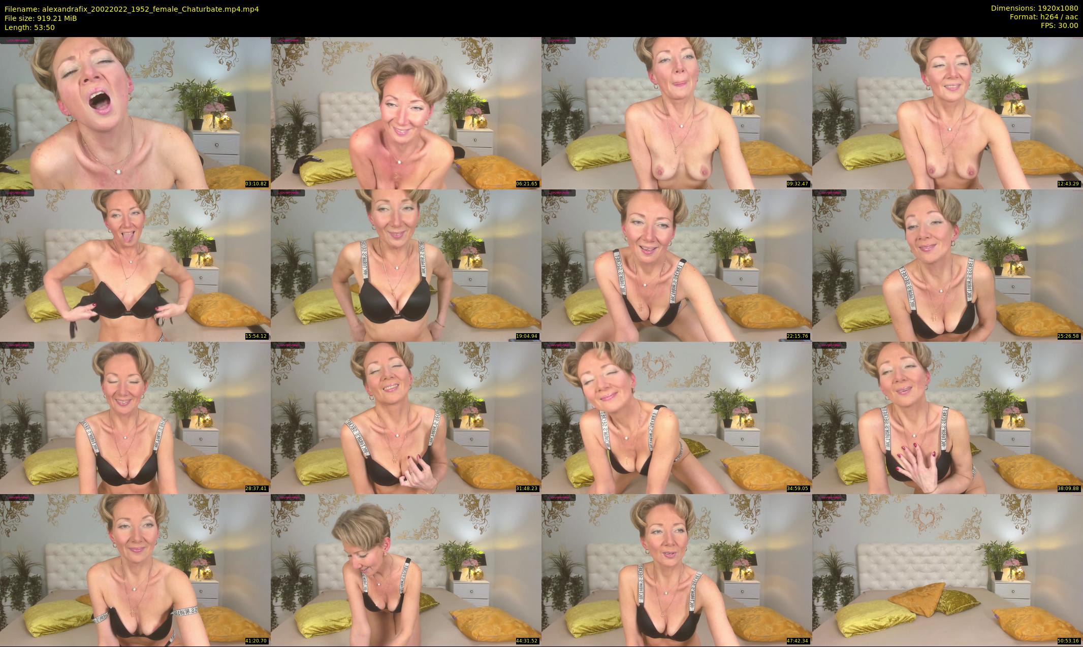 alexandrafix — 54 minute Chaturbate female cam show recording, 1080p, Feb 20, 2022