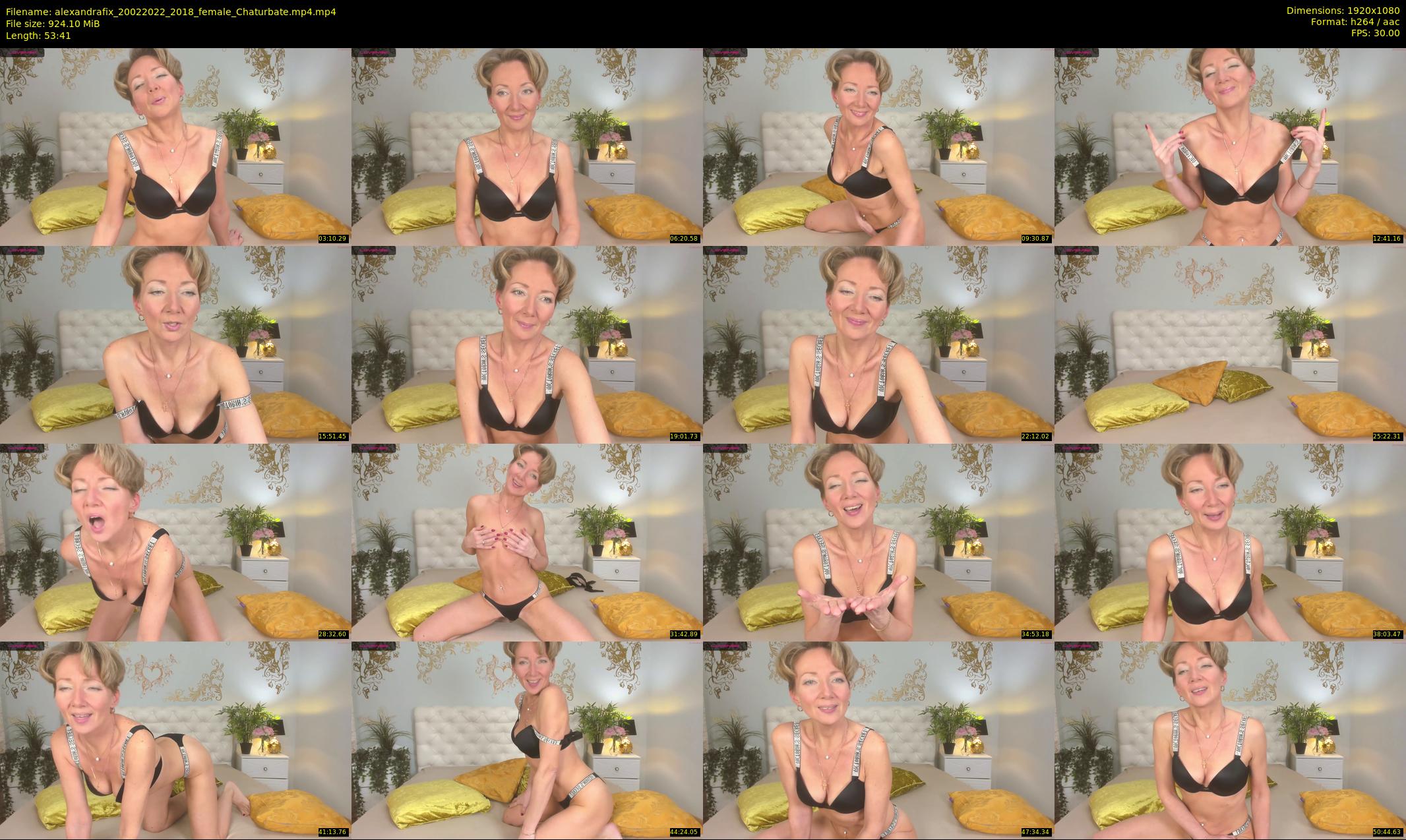 alexandrafix — 54 minute Chaturbate female cam show recording, 1080p, Feb 20, 2022