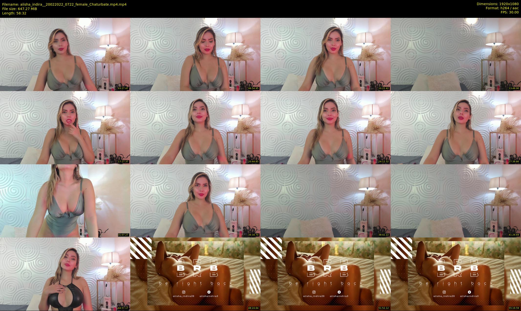 alisha_indira_ — 59 minute Chaturbate female cam show recording, 1080p, Feb 20, 2022