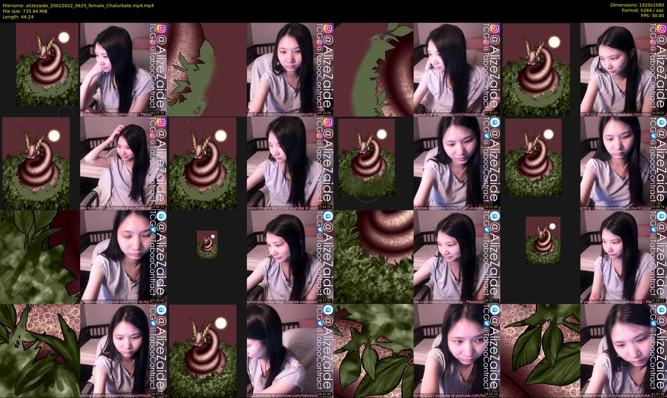 alizezaide — 45 minute Chaturbate female cam show recording, 1080p, Feb 20, 2022
