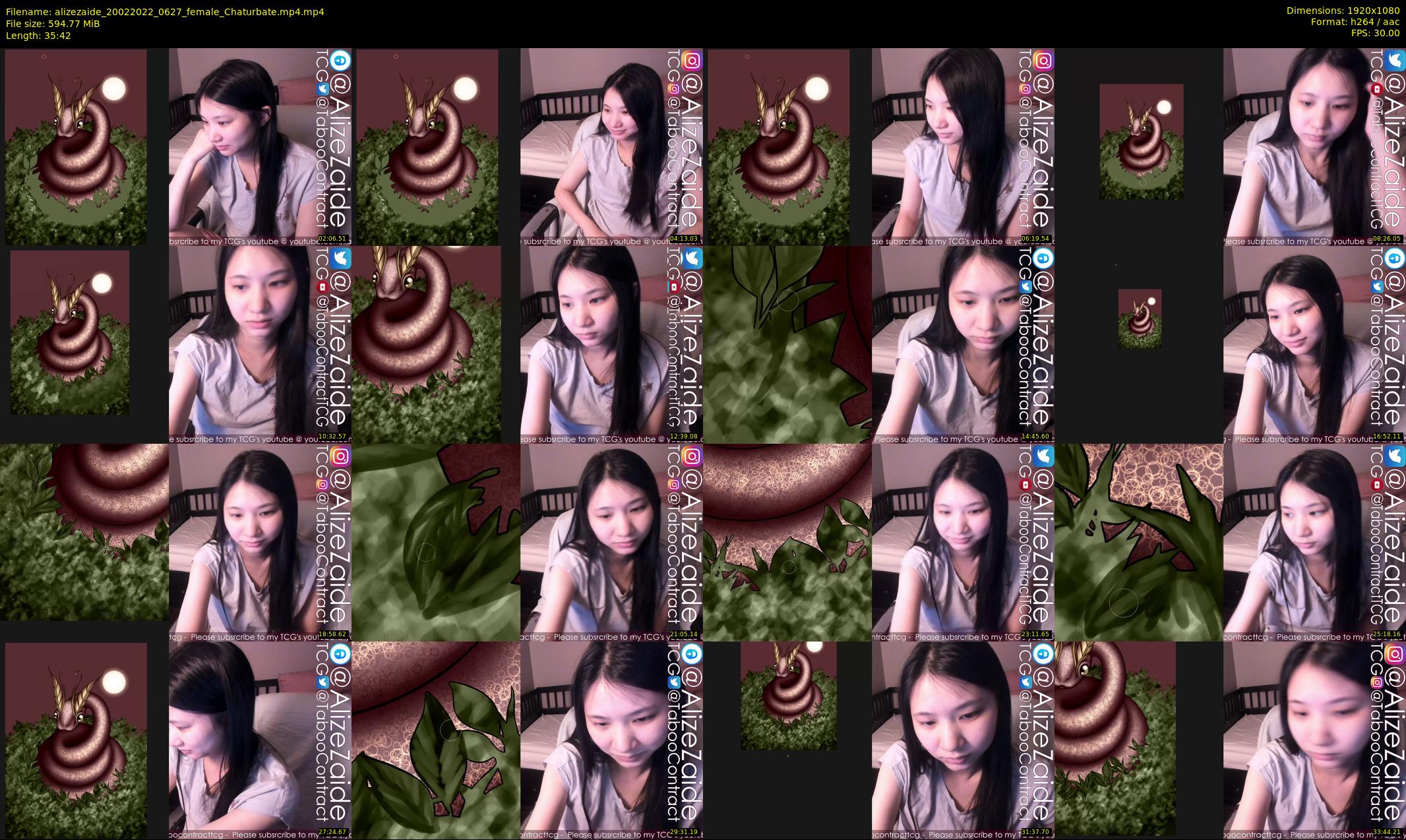 alizezaide — 36 minute Chaturbate female cam show recording, 1080p, Feb 20, 2022