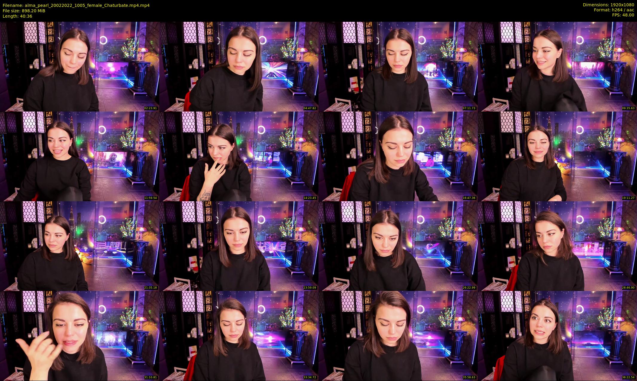 alma_pearl — 41 minute Chaturbate female cam show recording, 1080p, Feb 20, 2022