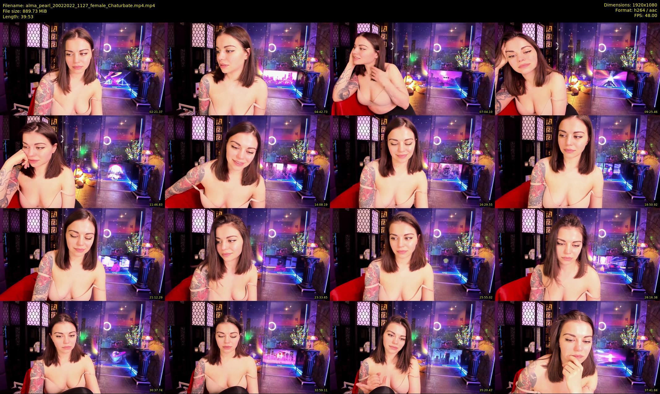 alma_pearl — 40 minute Chaturbate female cam show recording, 1080p, Feb 20, 2022