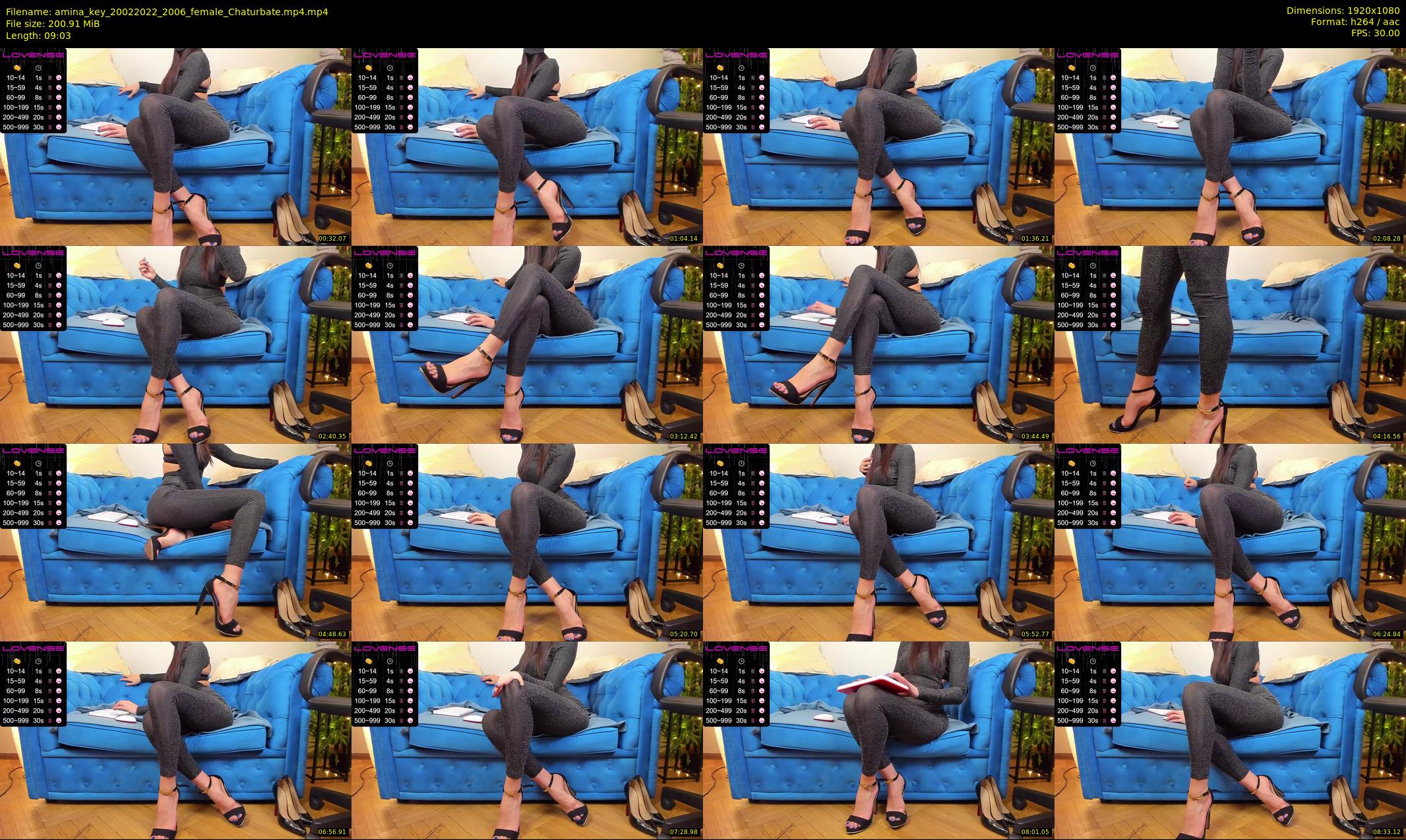 amina_key — 10 minute Chaturbate female cam show recording, 1080p, Feb 20, 2022