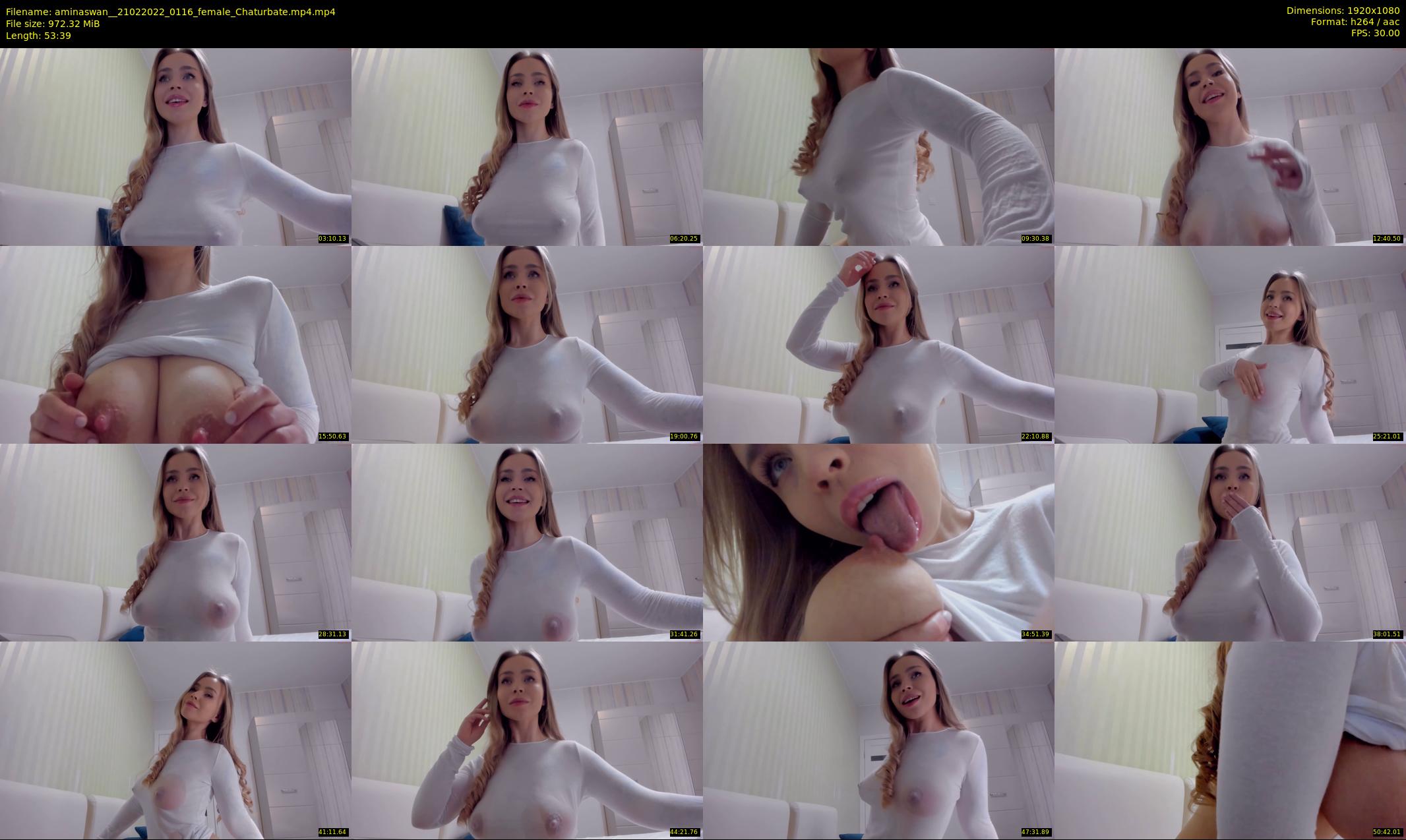 aminaswan_ — 54 minute Chaturbate female cam show recording, 1080p, Feb 21, 2022