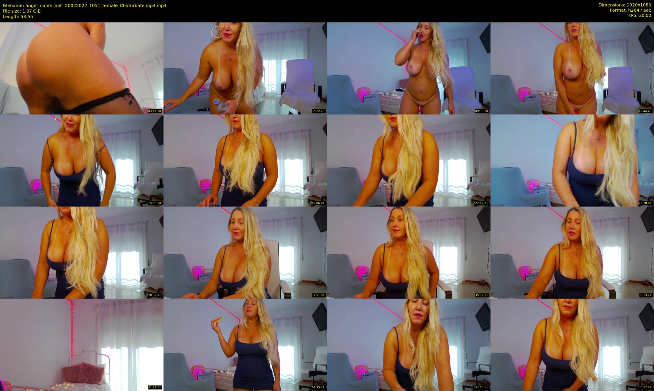 angel_danm_milf — 54 minute Chaturbate female cam show recording, 1080p, Feb 20, 2022