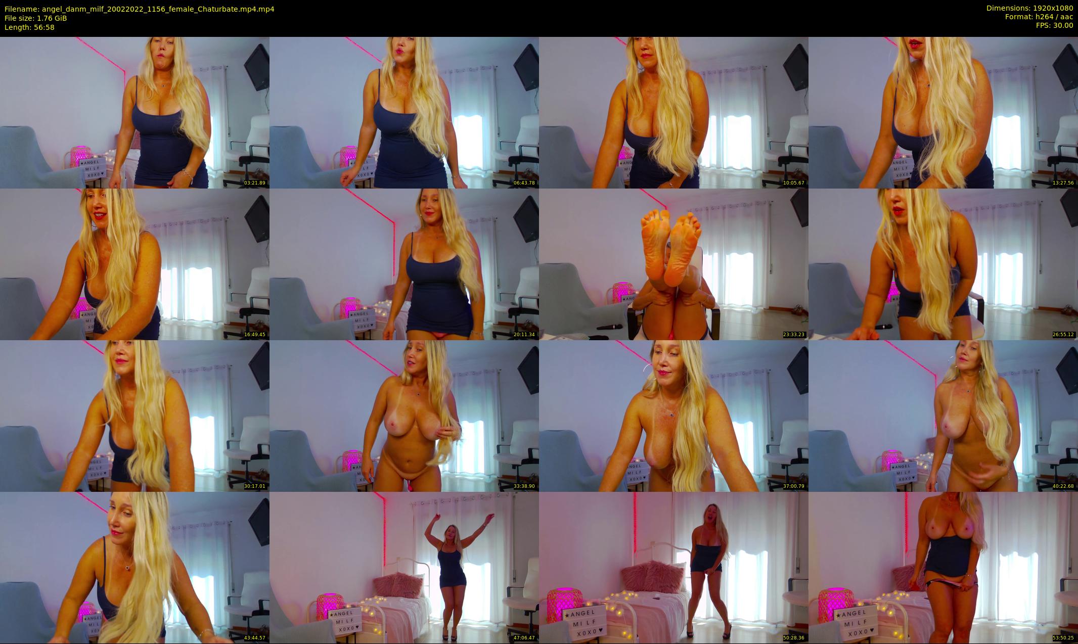 angel_danm_milf — 57 minute Chaturbate female cam show recording, 1080p, Feb 20, 2022