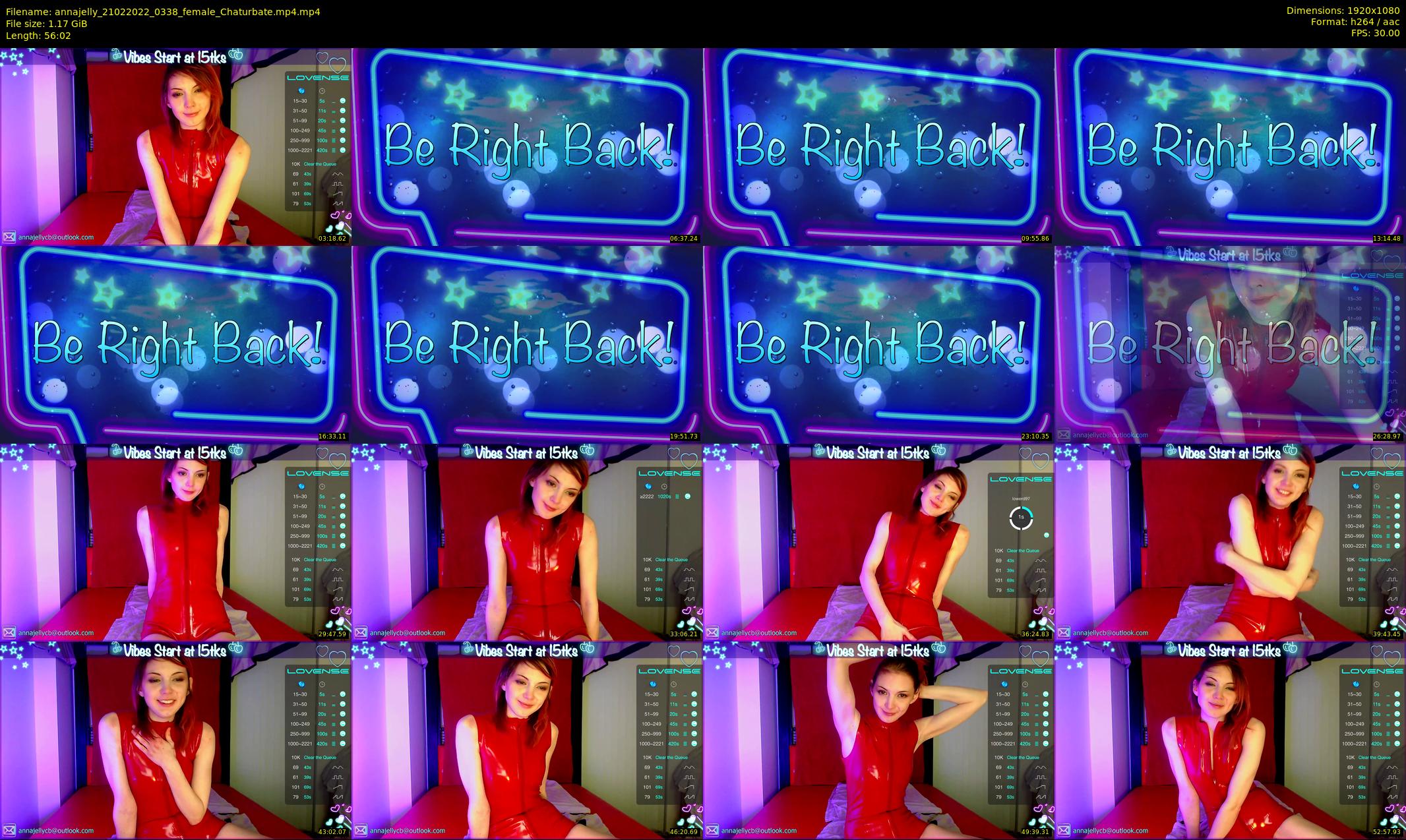 annajelly — 57 minute Chaturbate couple cam show recording, 1080p, Feb 21, 2022