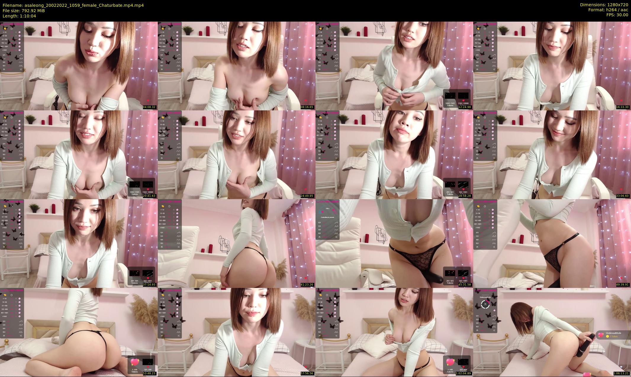 asaleong — 71 minute Chaturbate female cam show recording, 720p, Feb 20, 2022