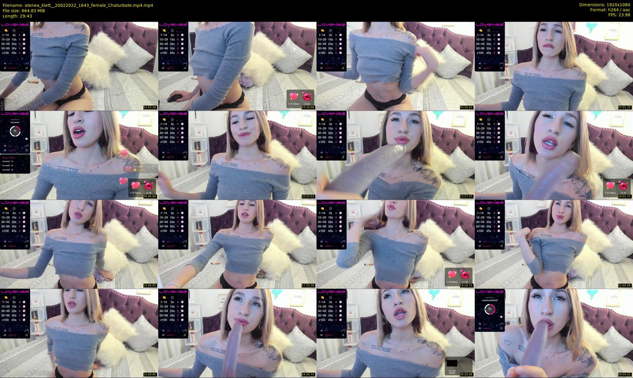 atenea_klett_ — 30 minute Chaturbate female cam show recording, 1080p, Feb 20, 2022
