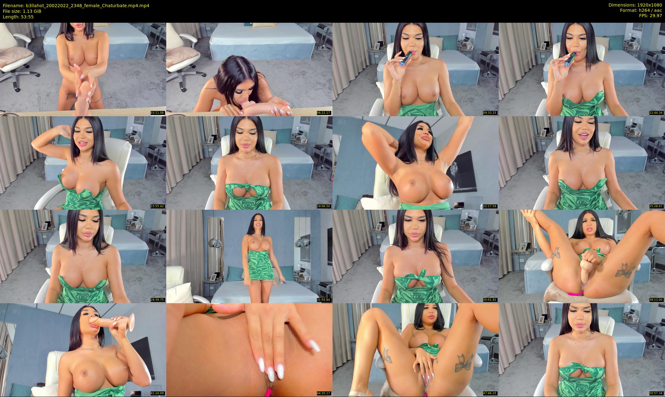 b3llahot — 54 minute Chaturbate female cam show recording, 1080p, Feb 20, 2022