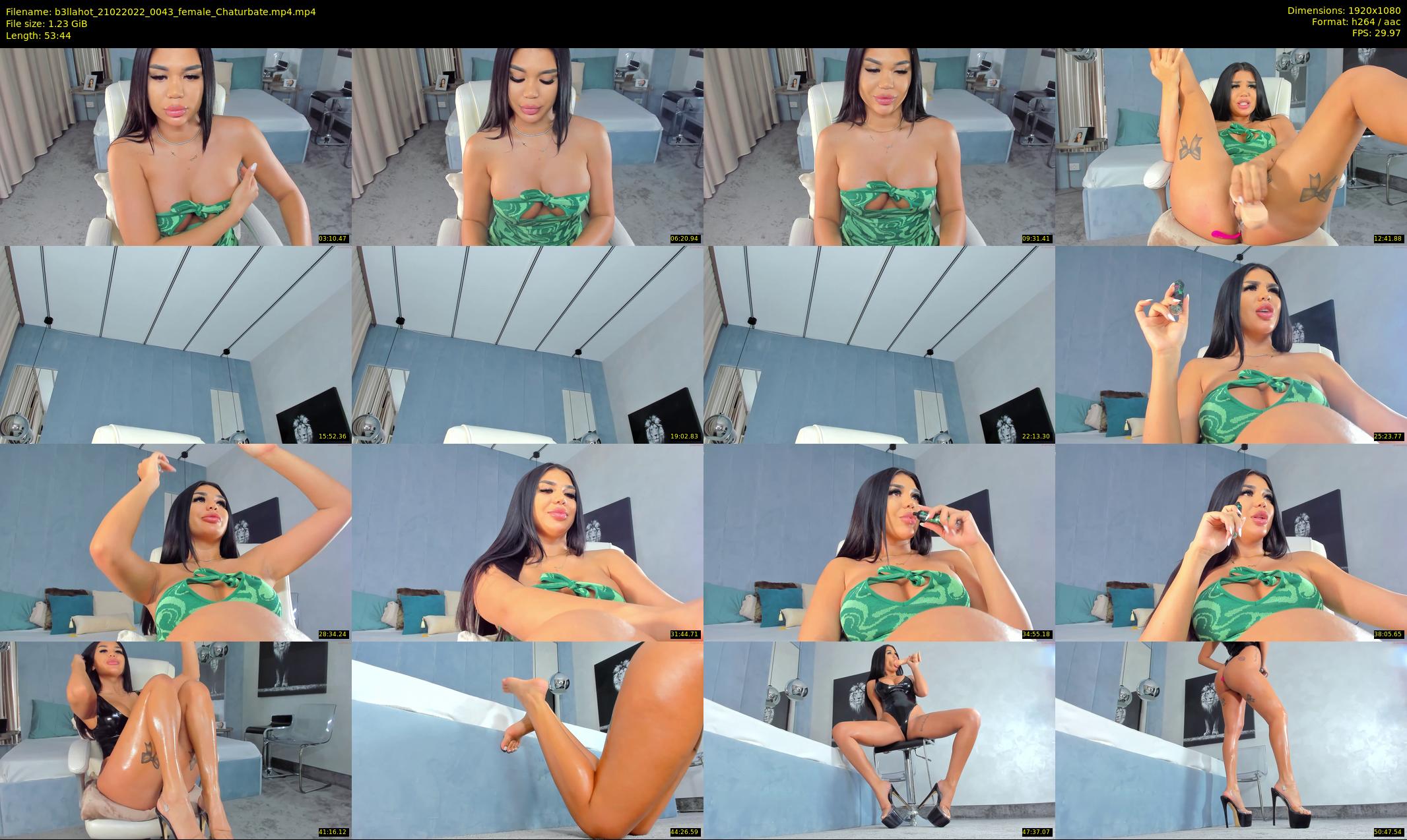 b3llahot — 54 minute Chaturbate female cam show recording, 1080p, Feb 21, 2022