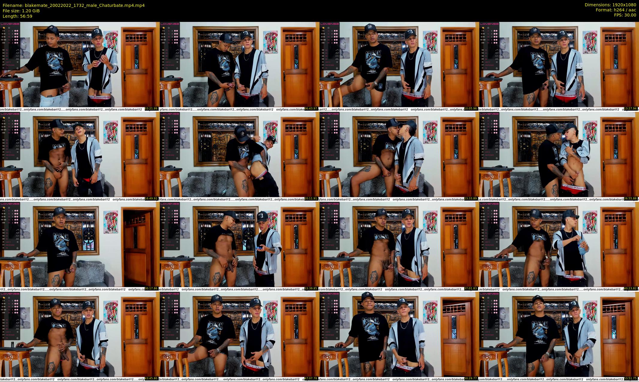 blakemate — 57 minute Chaturbate male cam show recording, 1080p, Feb 20, 2022
