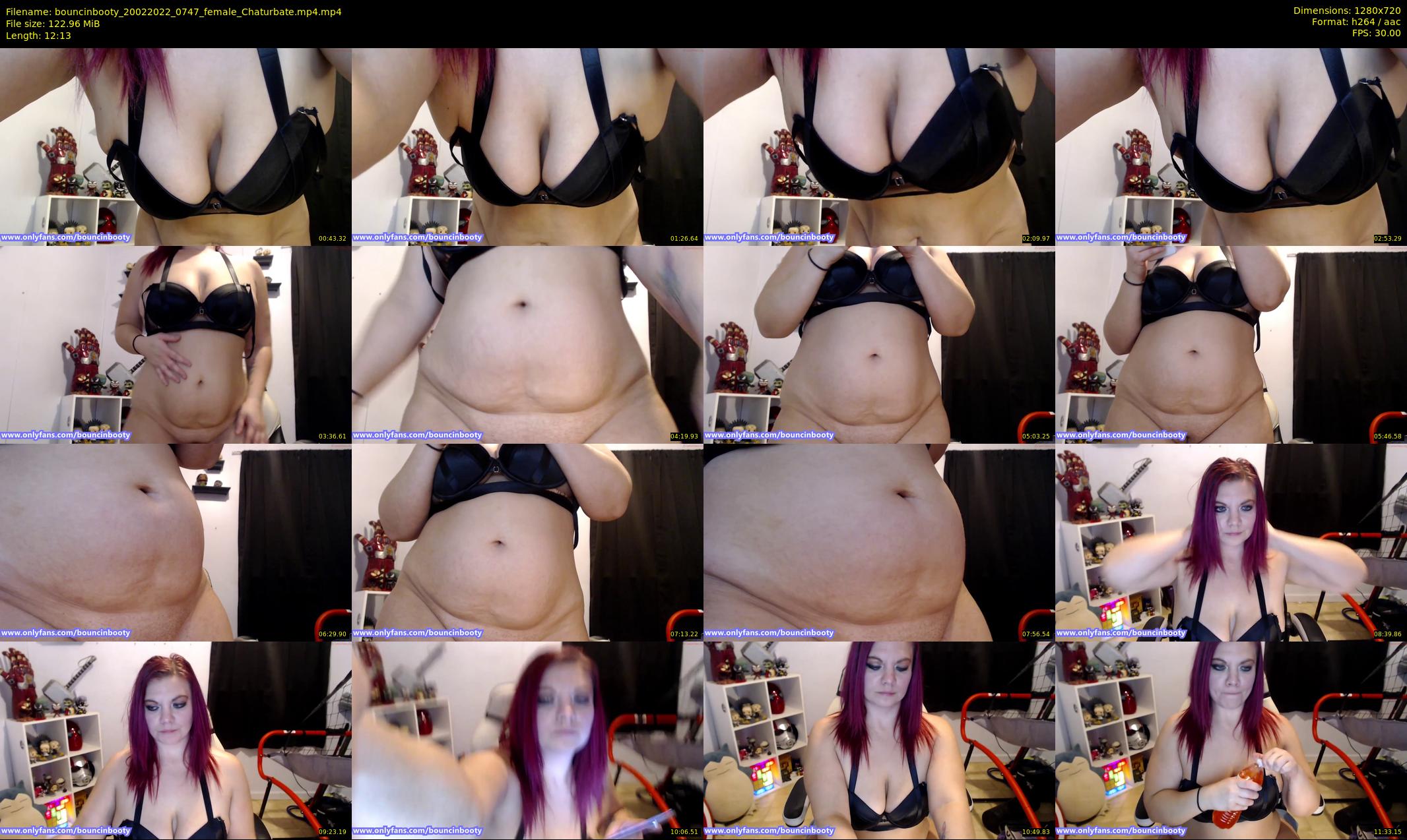 bouncinbooty — 13 minute Chaturbate female cam show recording, 720p, Feb 20, 2022