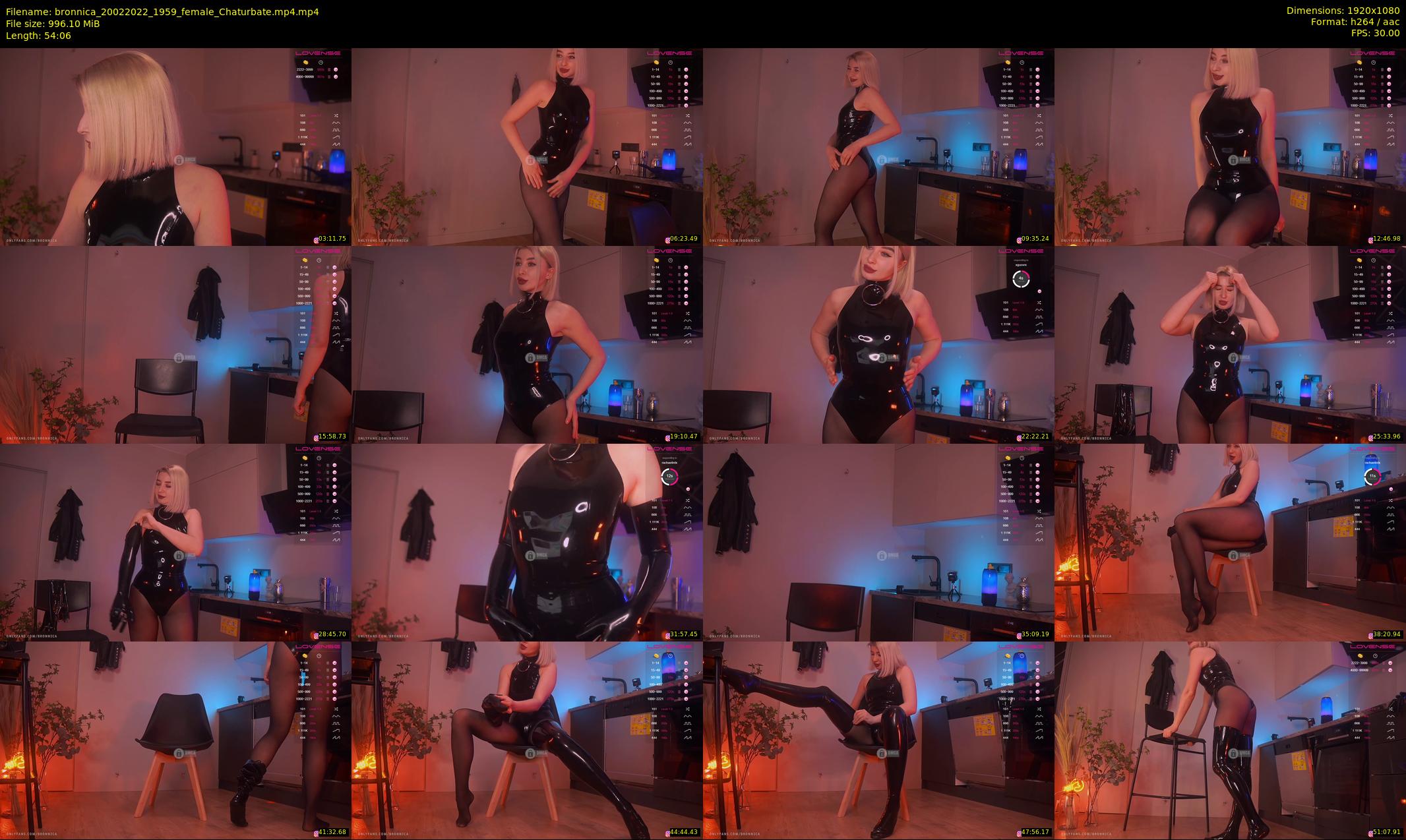 bronnica — 55 minute Chaturbate female cam show recording, 1080p, Feb 20, 2022