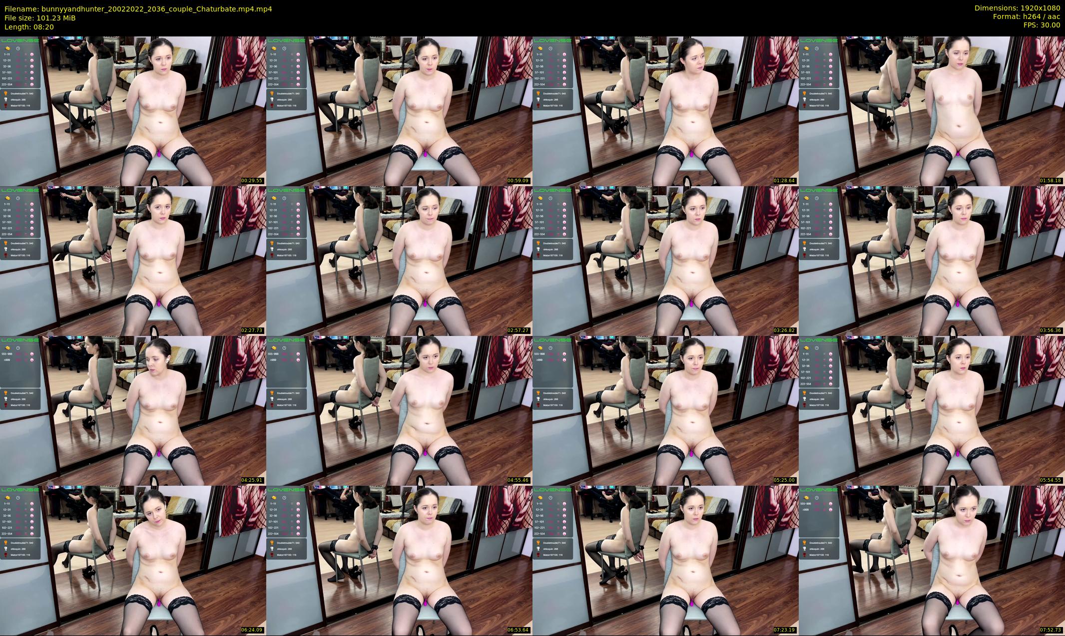 bunnyyandhunter — 9 minute Chaturbate couple cam show recording, 1080p, Feb 20, 2022