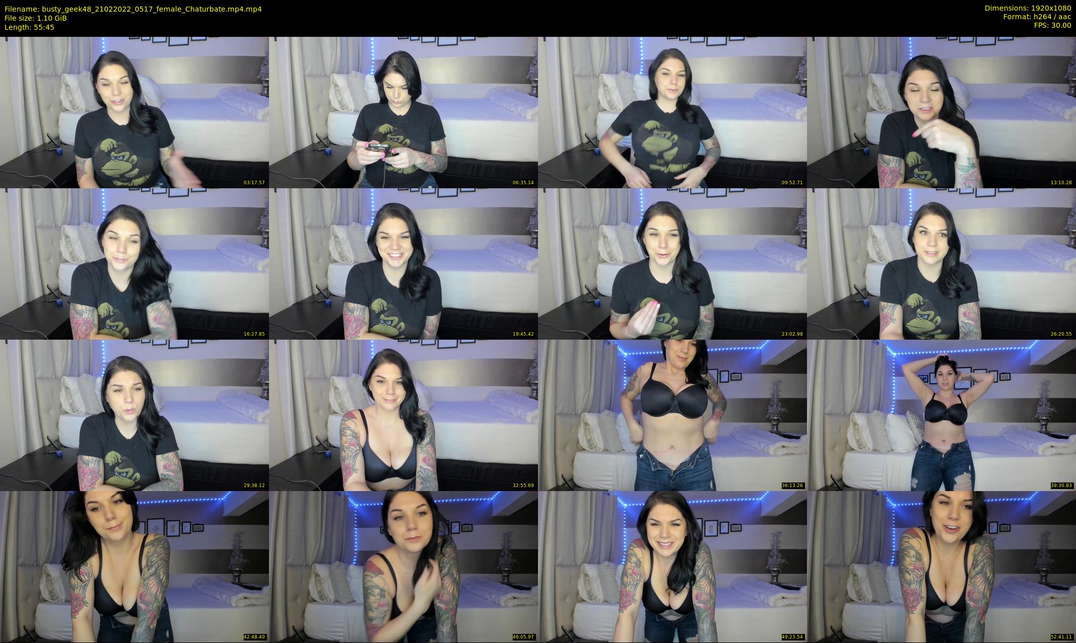 busty_geek48 — 56 minute Chaturbate female cam show recording, 1080p, Feb 21, 2022