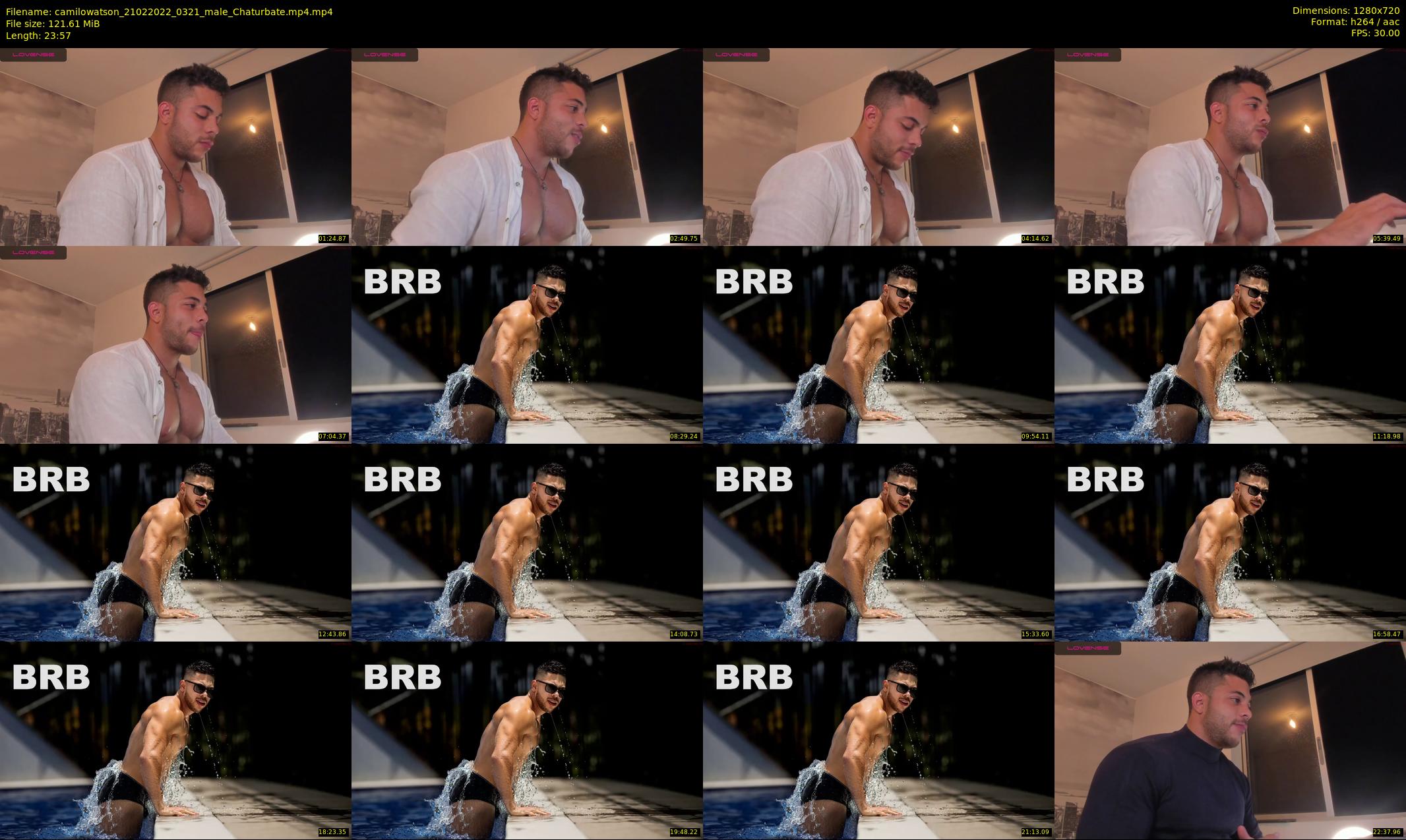camilowatson — 24 minute Chaturbate male cam show recording, 720p, Feb 21, 2022