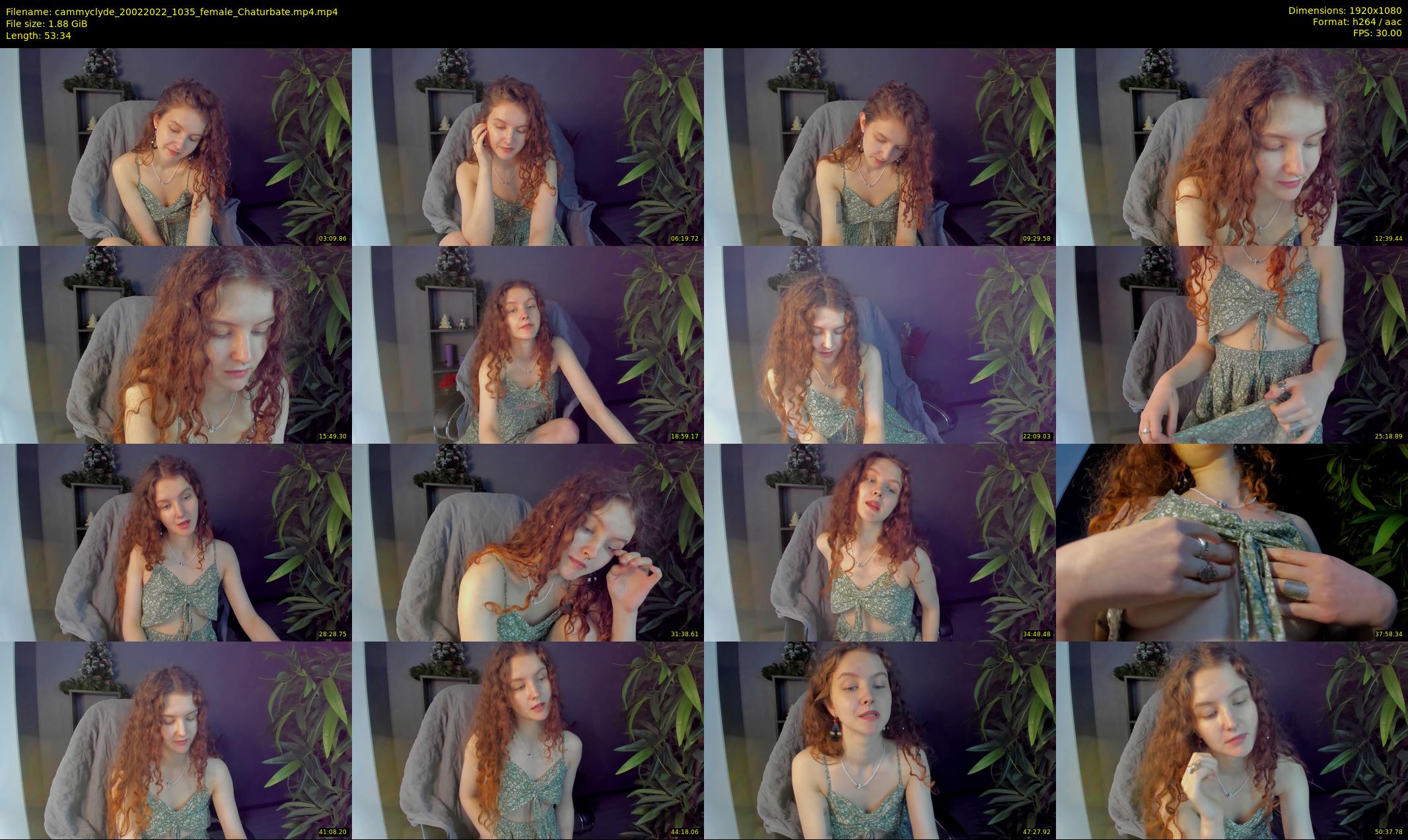 cammyclyde — 54 minute Chaturbate female cam show recording, 1080p, Feb 20, 2022
