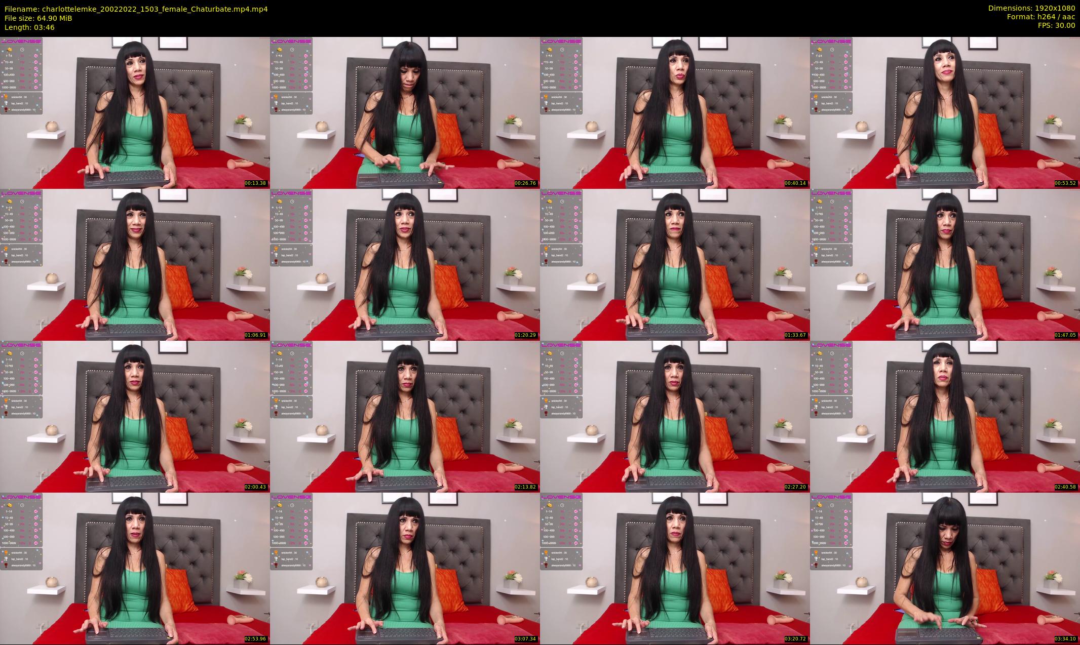charlottelemke — 4 minute Chaturbate female cam show recording, 1080p, Feb 20, 2022