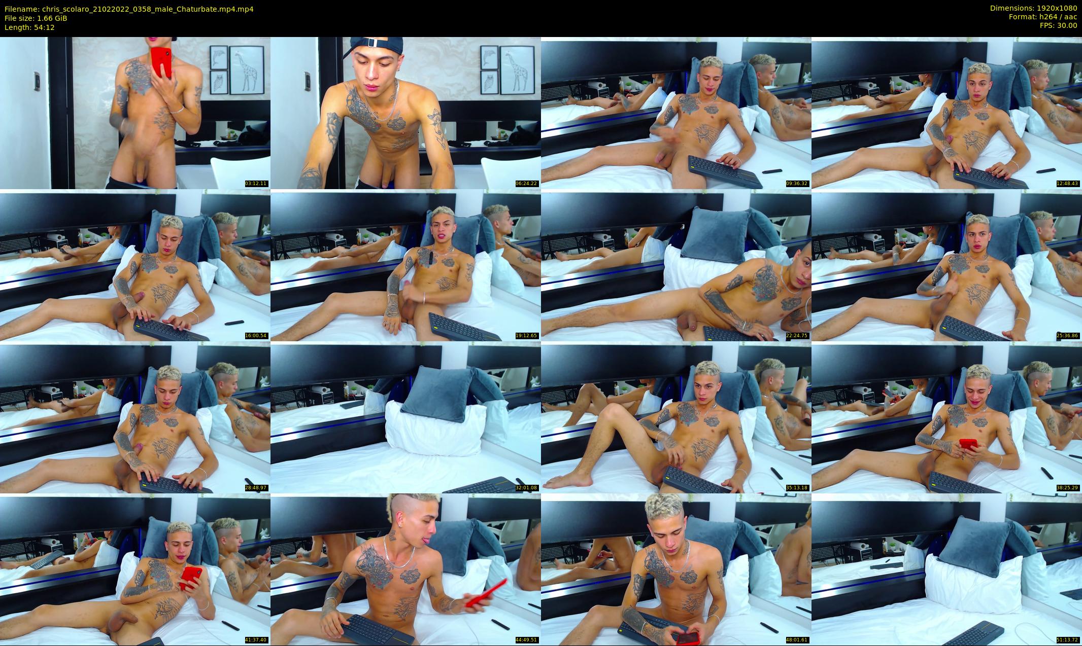 chris_scolaro — 55 minute Chaturbate male cam show recording, 1080p, Feb 21, 2022