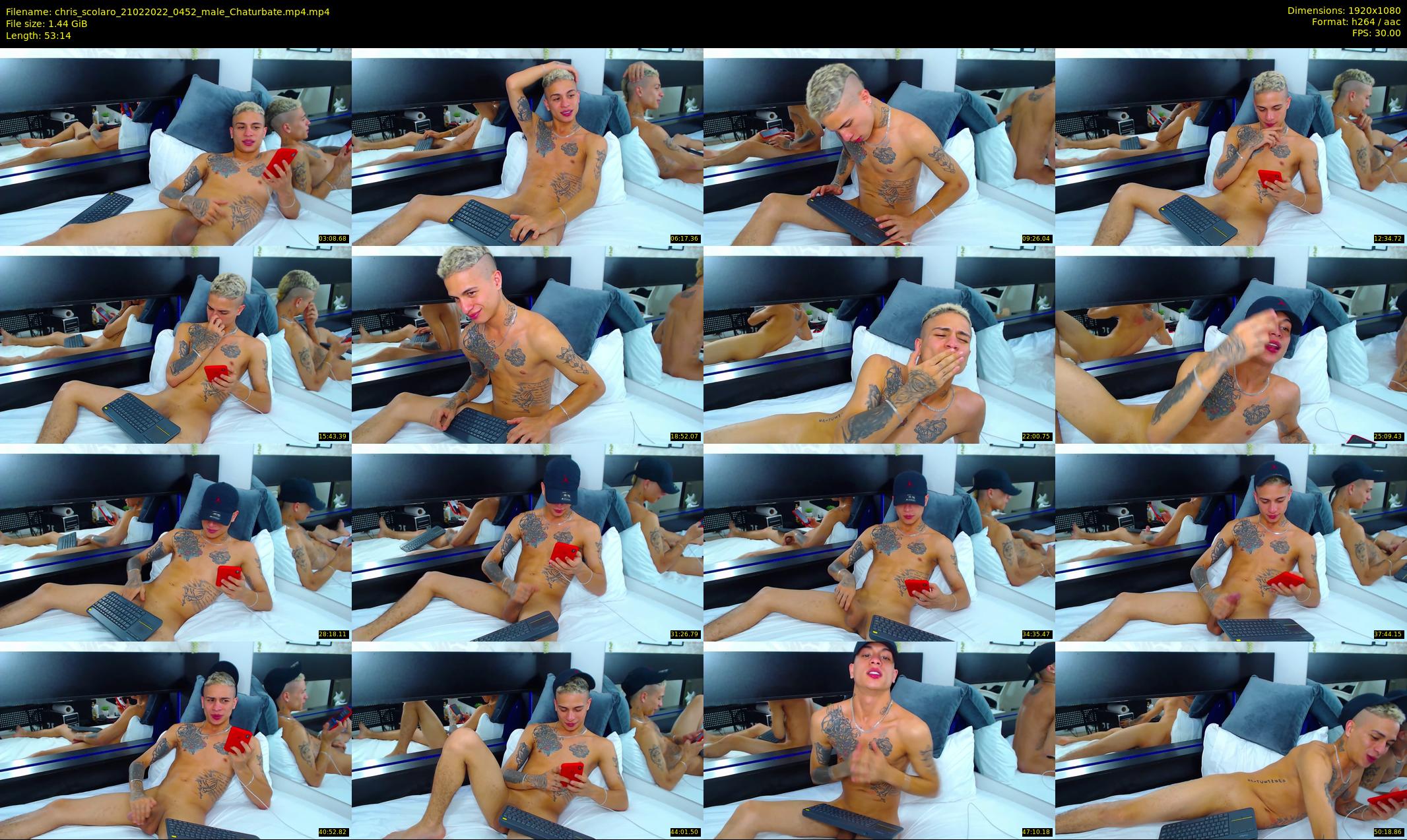 chris_scolaro — 54 minute Chaturbate male cam show recording, 1080p, Feb 21, 2022