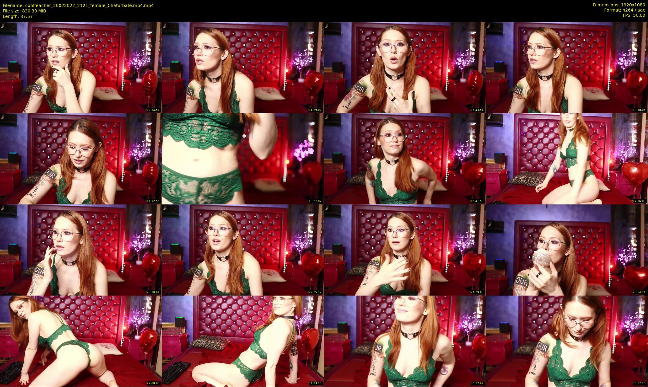 coolteacher — 38 minute Chaturbate female cam show recording, 1080p, Feb 20, 2022