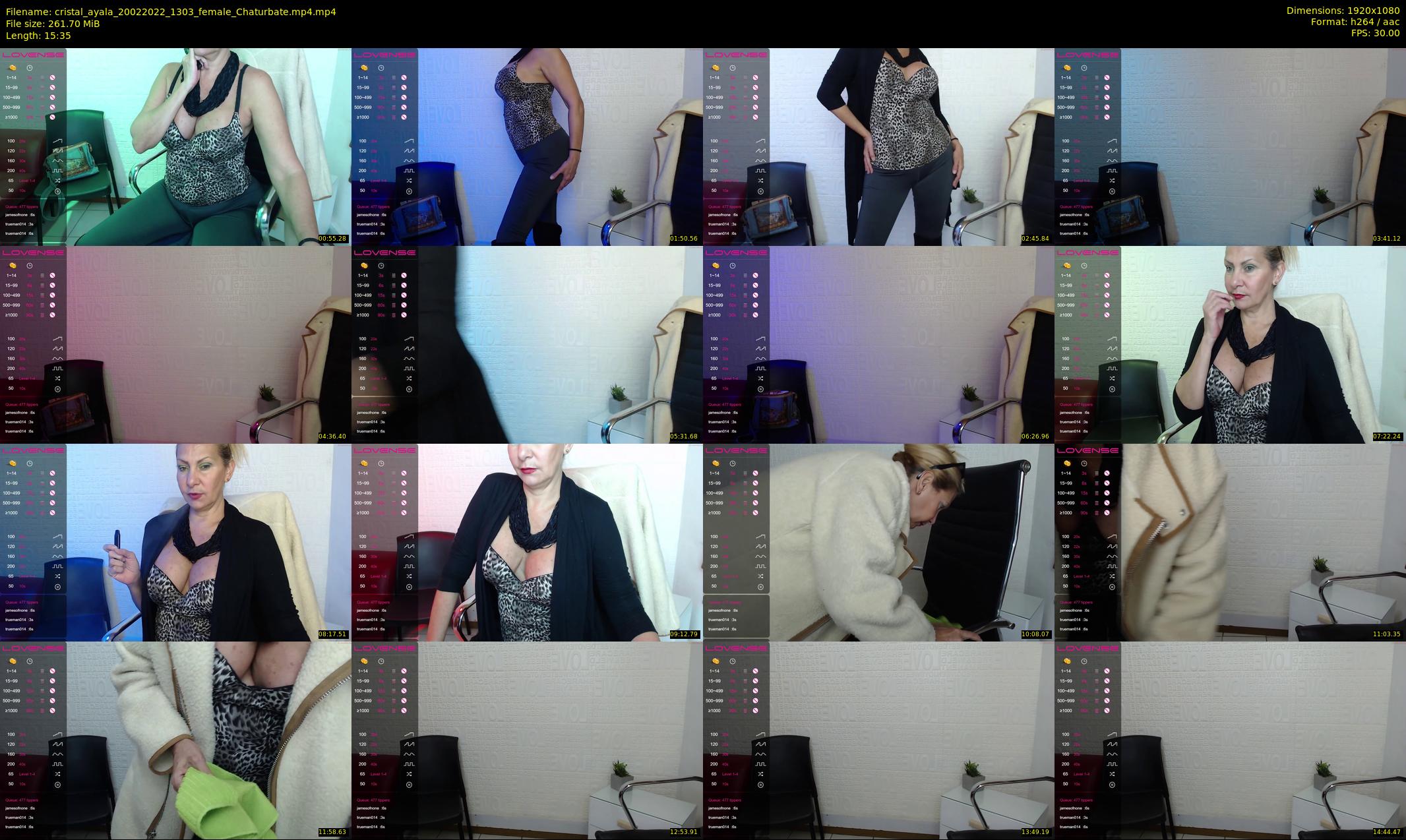 cristal_ayala — 16 minute Chaturbate female cam show recording, 1080p, Feb 20, 2022